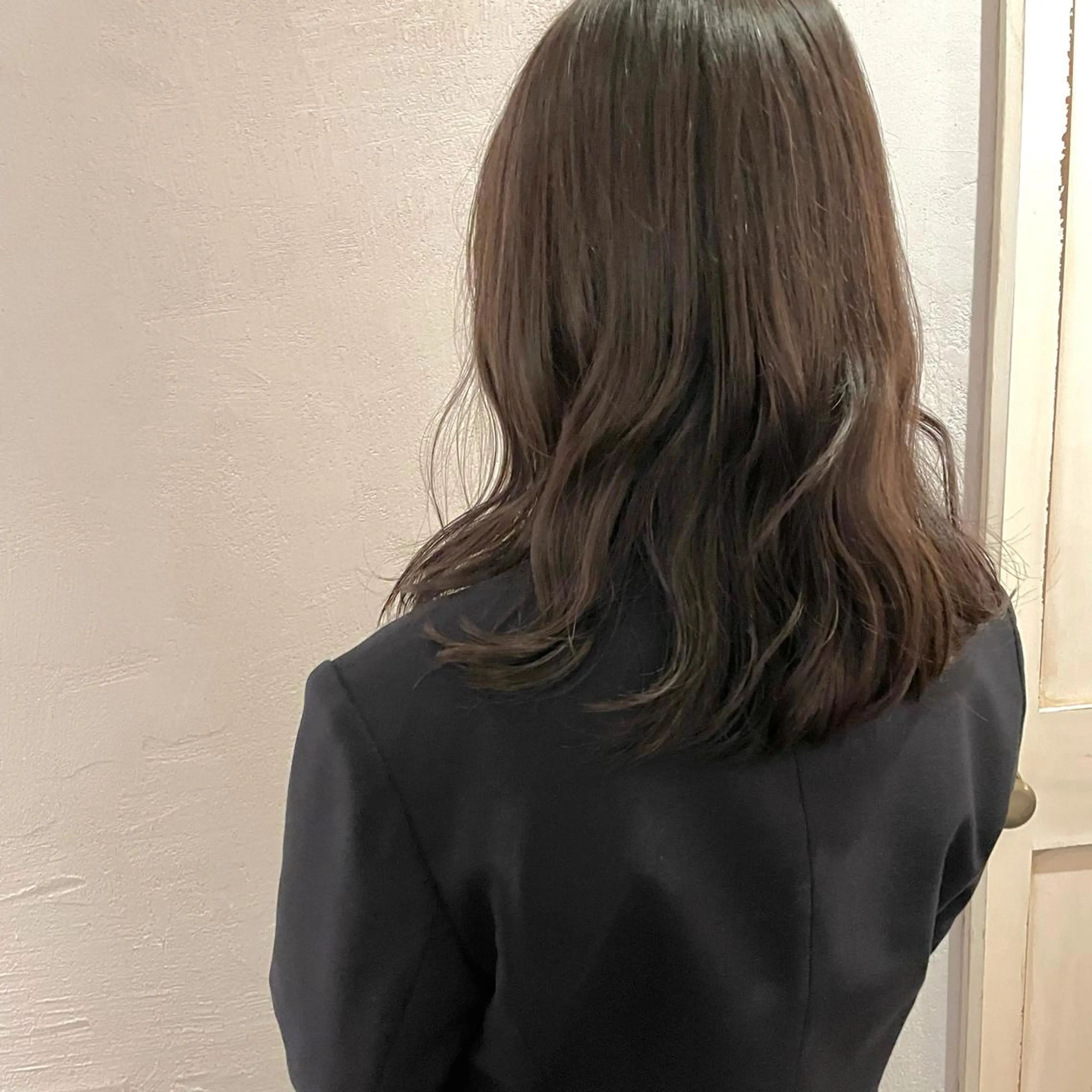 セミロング カット 縮毛矯正 トリートメント gram岡崎南 KYOKOのヘアスタイル