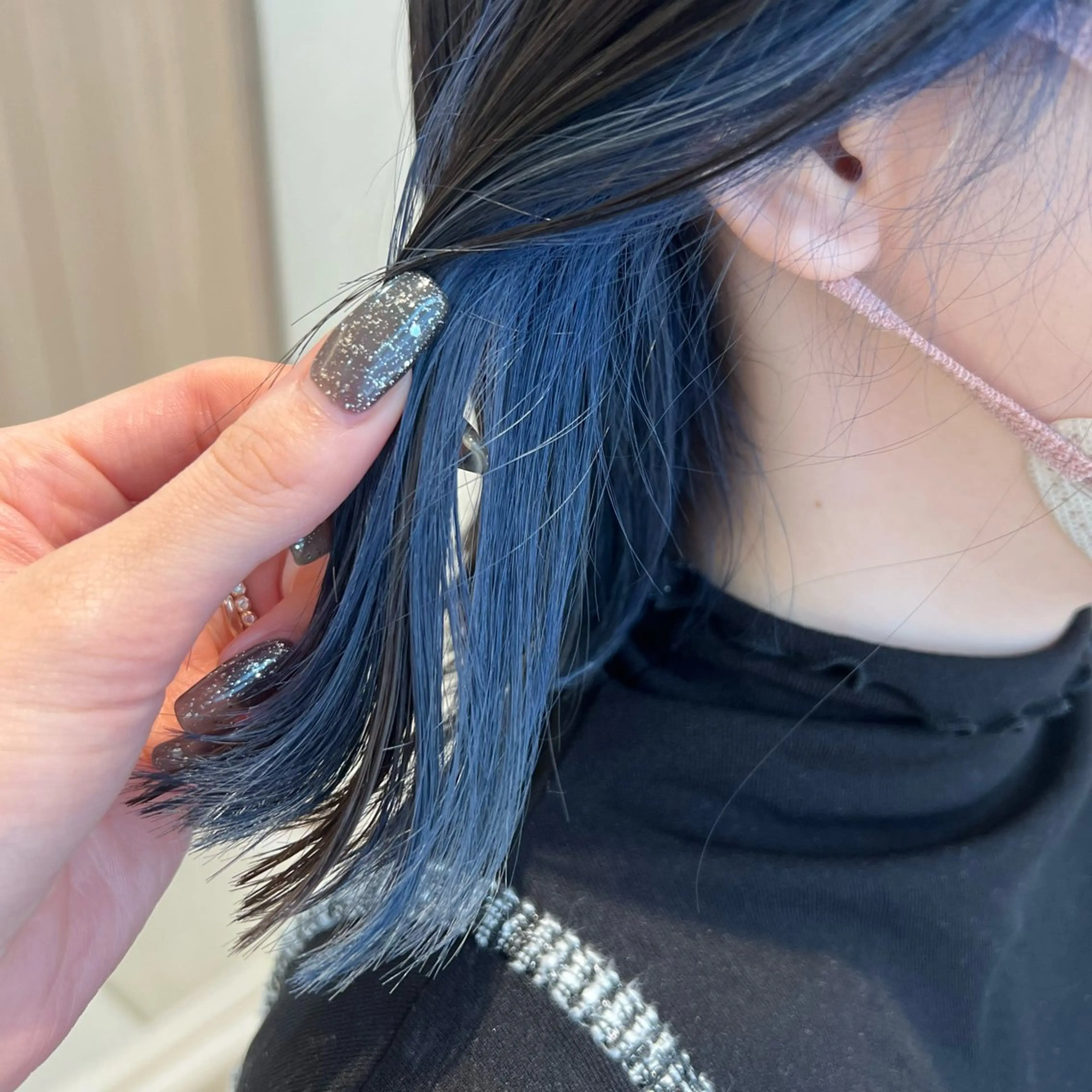 ショート ヘアカラー トリートメント 店長ハイトーンカラー 柞山史奈のヘアスタイル