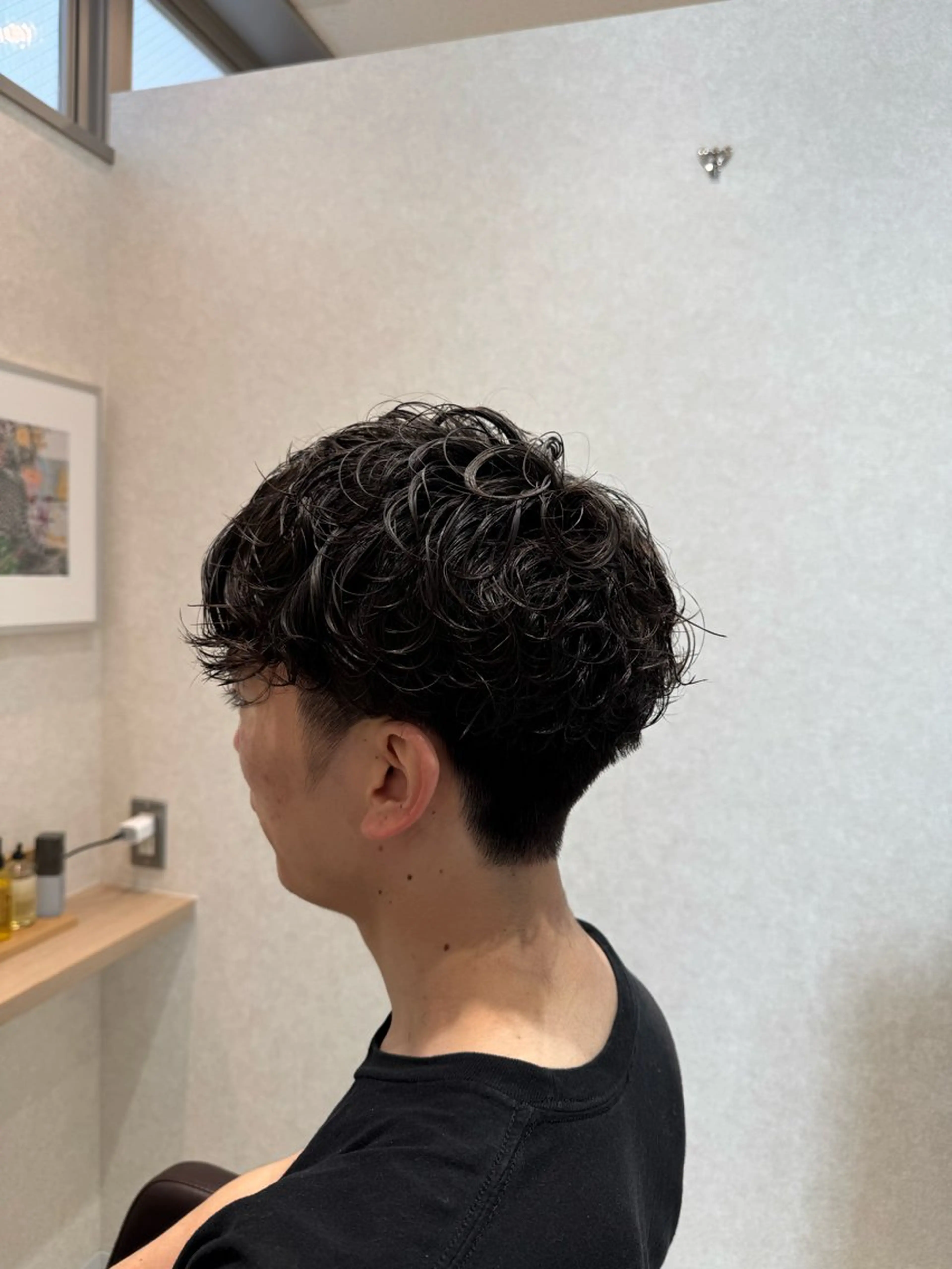 ショート パーマ メンズ メンズヘア特化 廣田和也のヘアスタイル