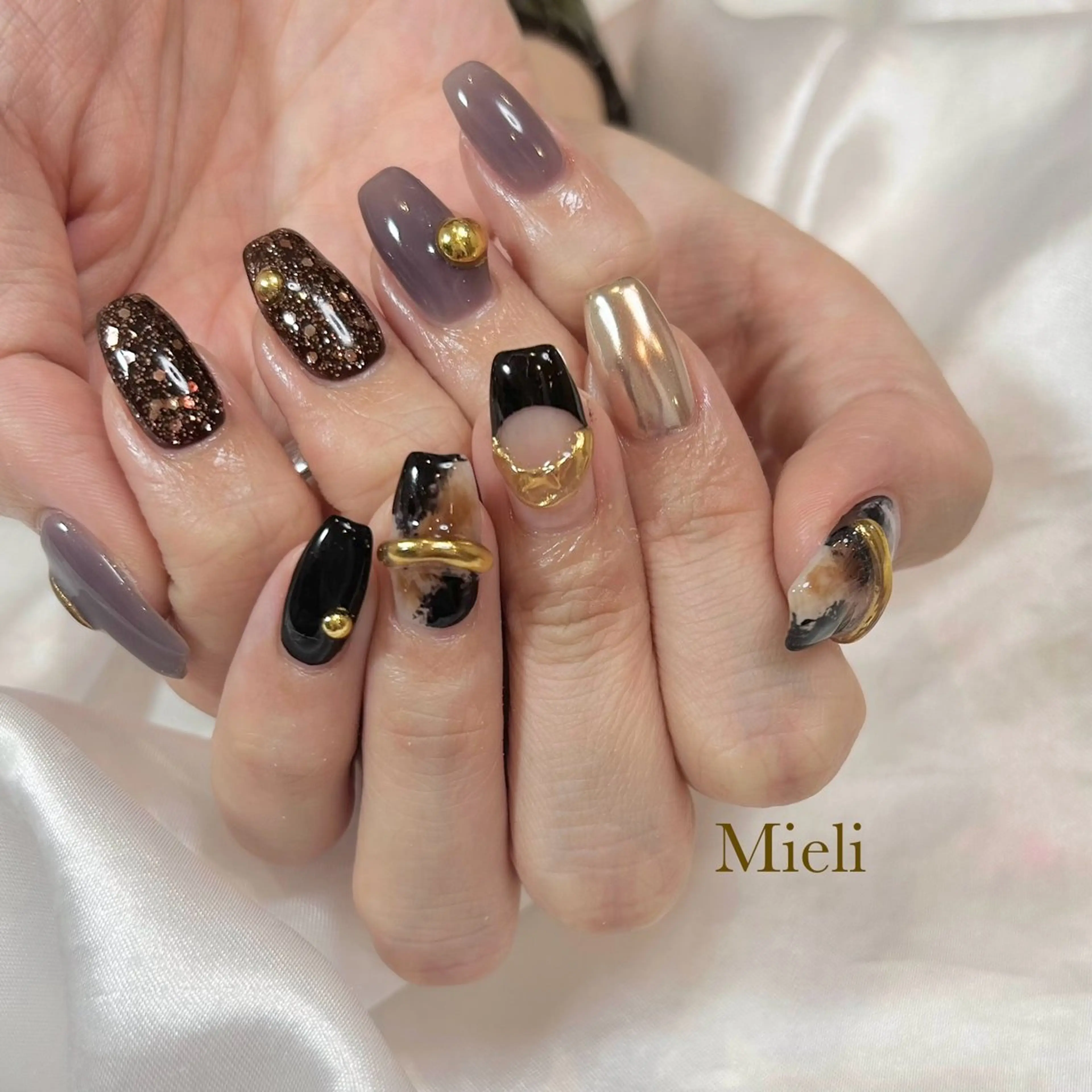 ネイル ネイリストUSUI♡ パラジェルフィルインのネイルデザイン