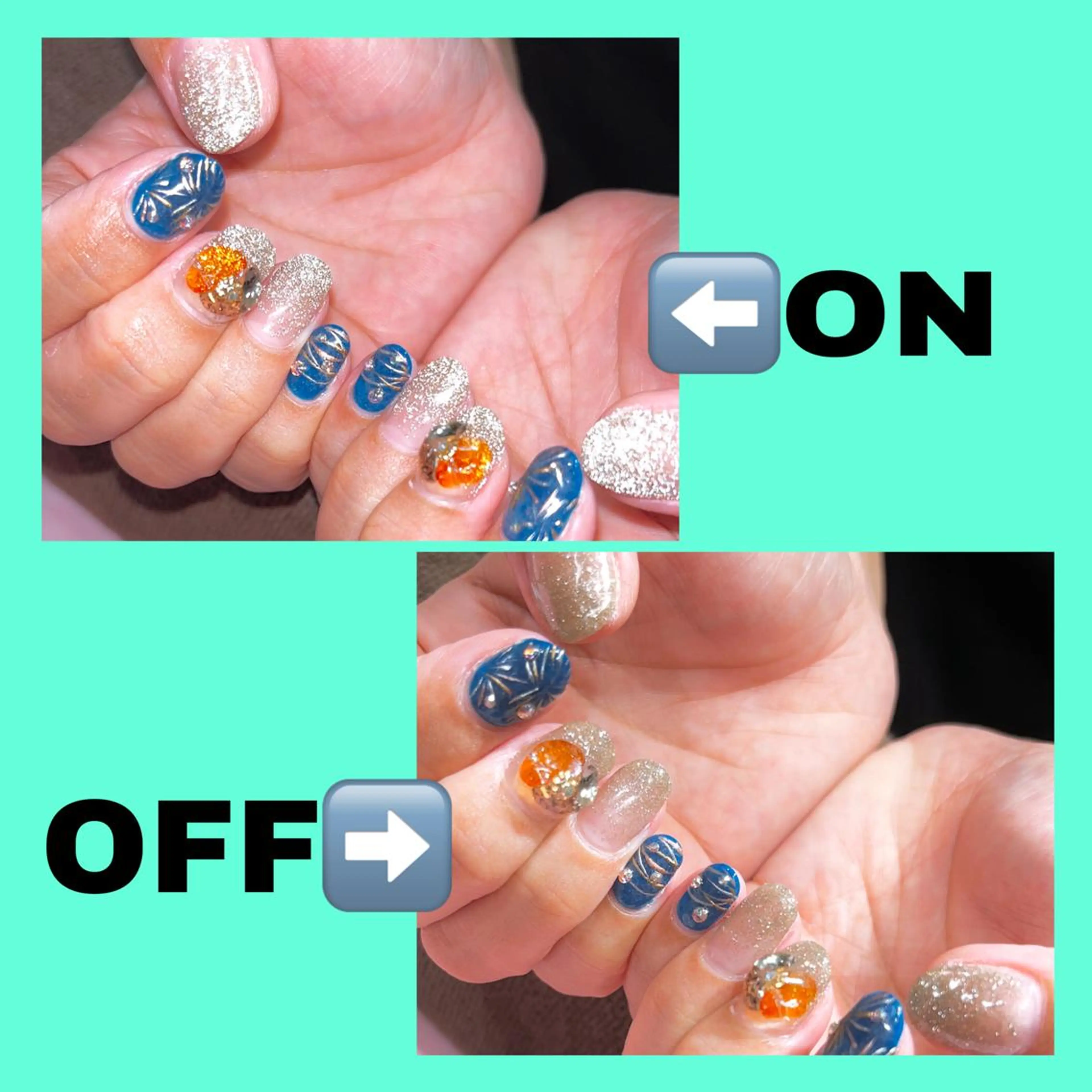 ネイル フラッシュネイル グラデーション VIST☆ ｍａｍｉのネイルデザイン