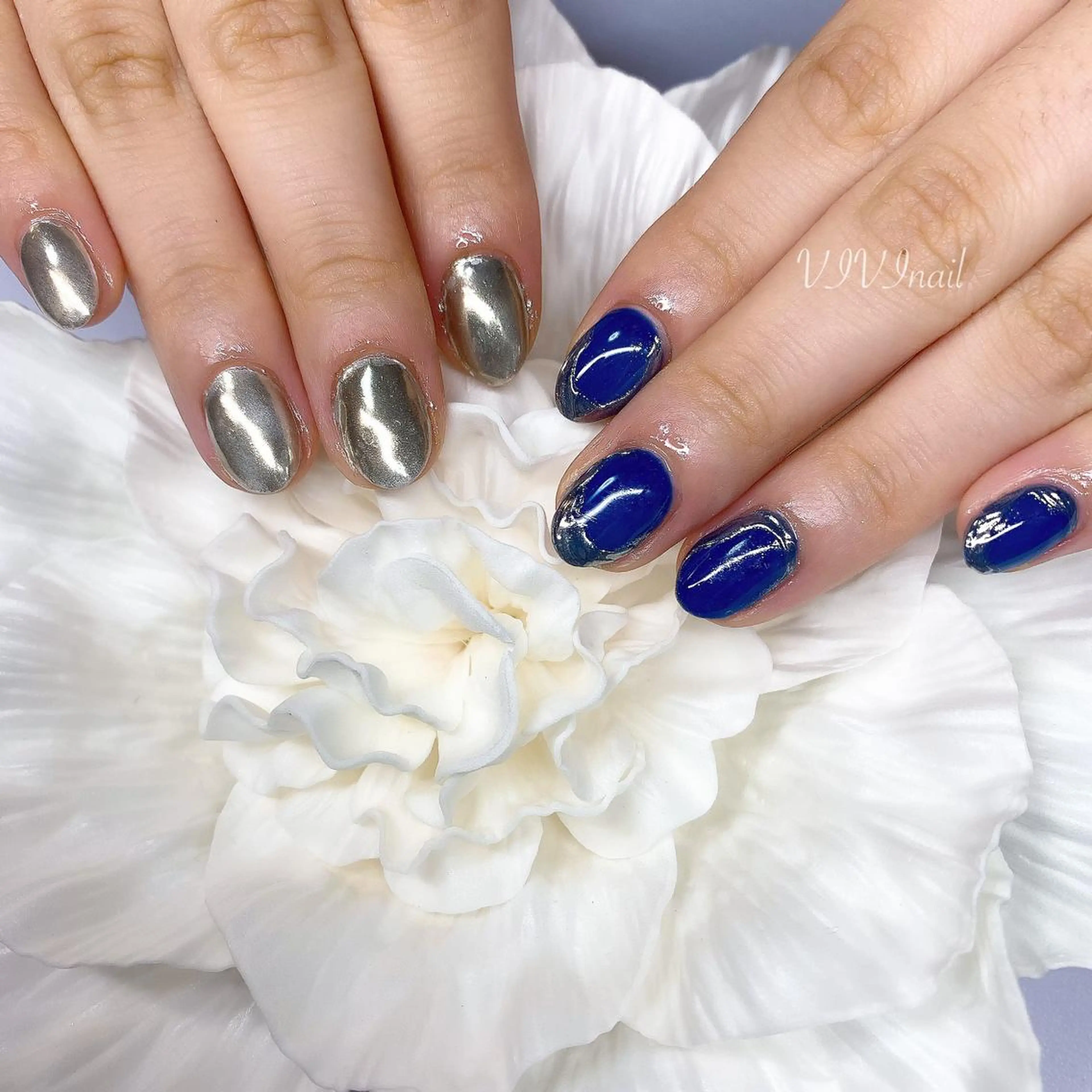 ネイル キラキラネイル ハンドネイル vivi nailのネイルデザイン