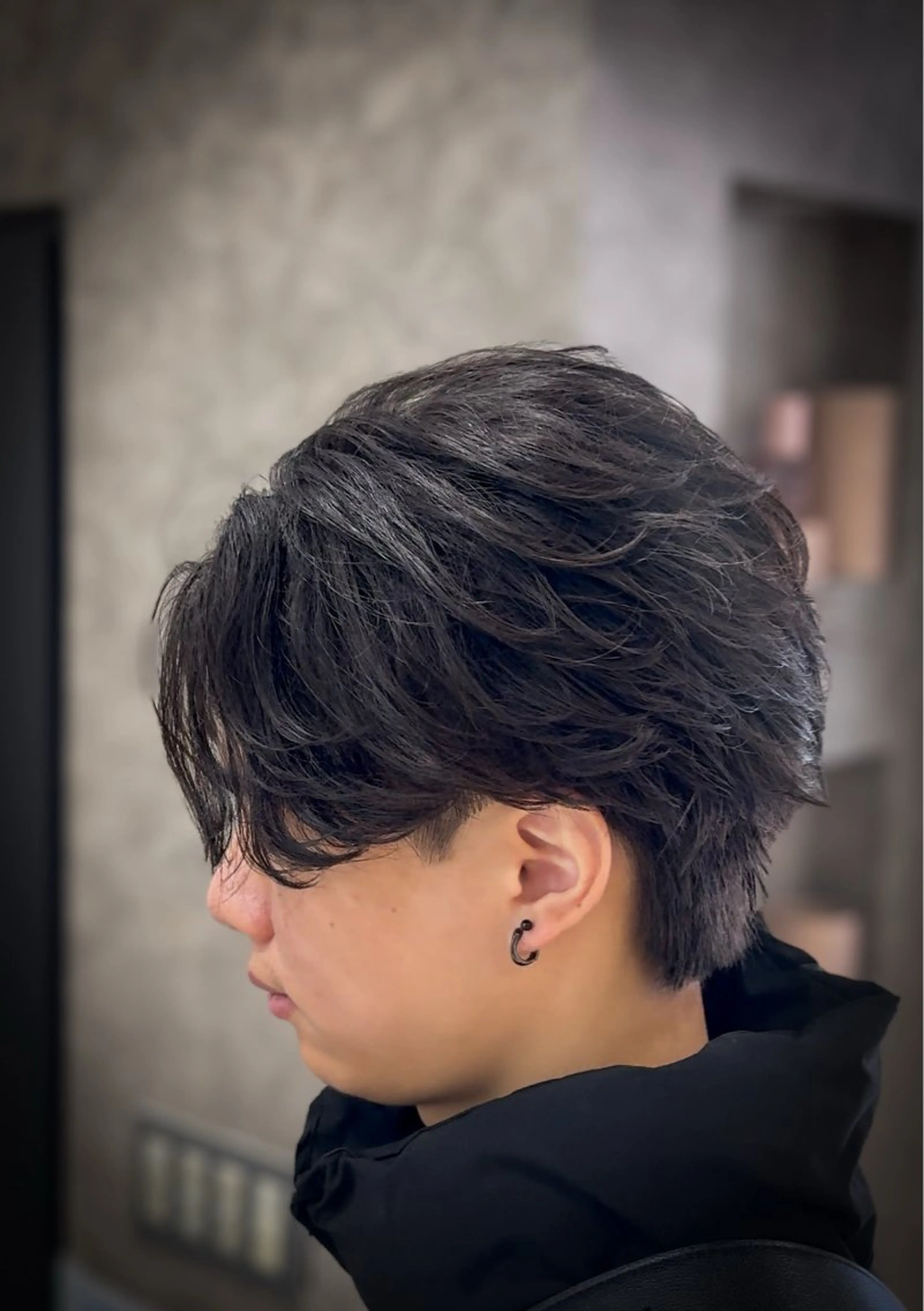 メンズ センターパート フェザーパーマ メンズパーマ カット パーマ Hair Salon LUCEY所属・メンズカット/パー マ/川越/成田最のヘアスタイル