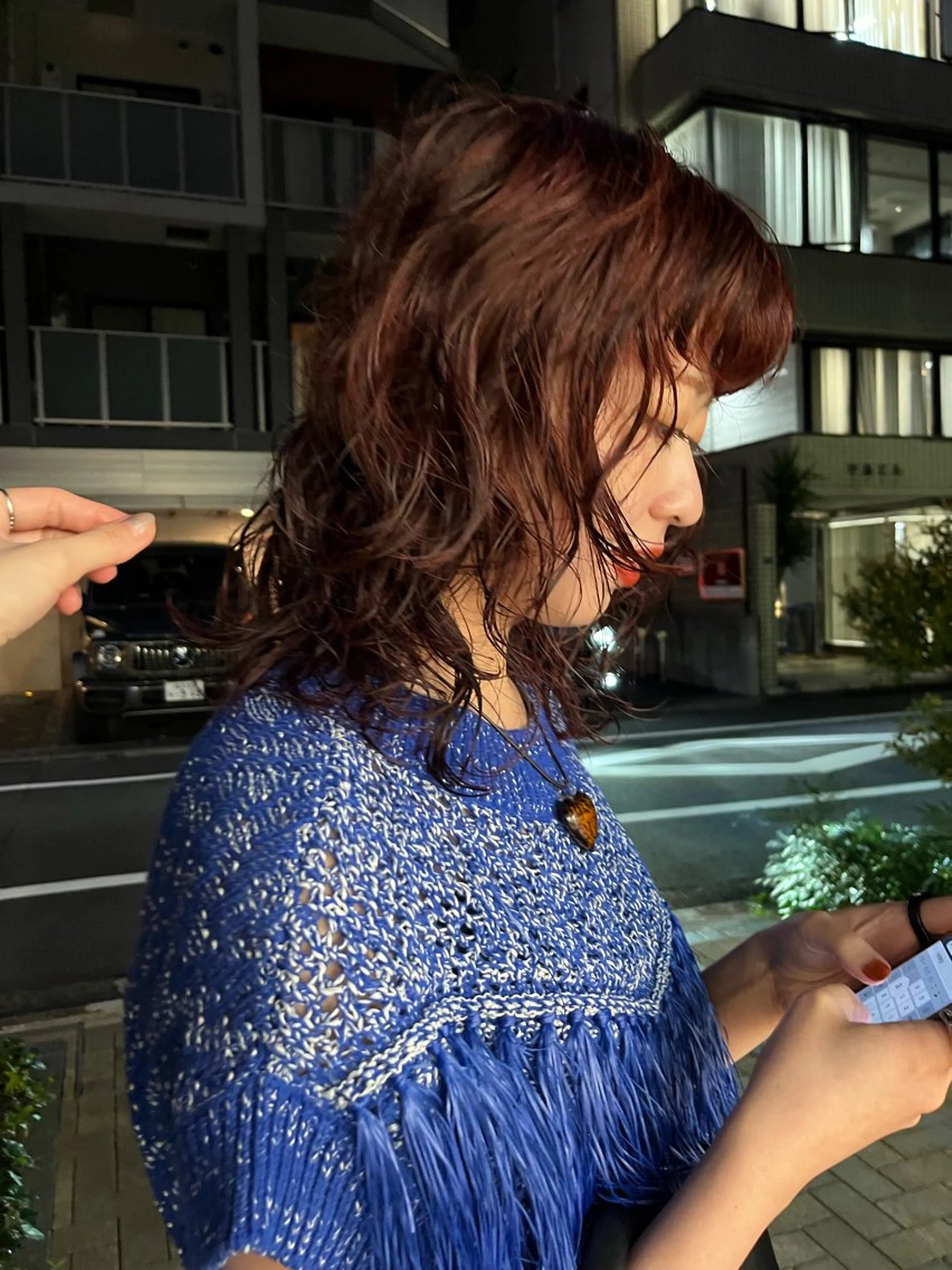 ミディアム カラー パーマ カット ヘアカラー パーマ NOUN所属・eri kinjoのヘアスタイル