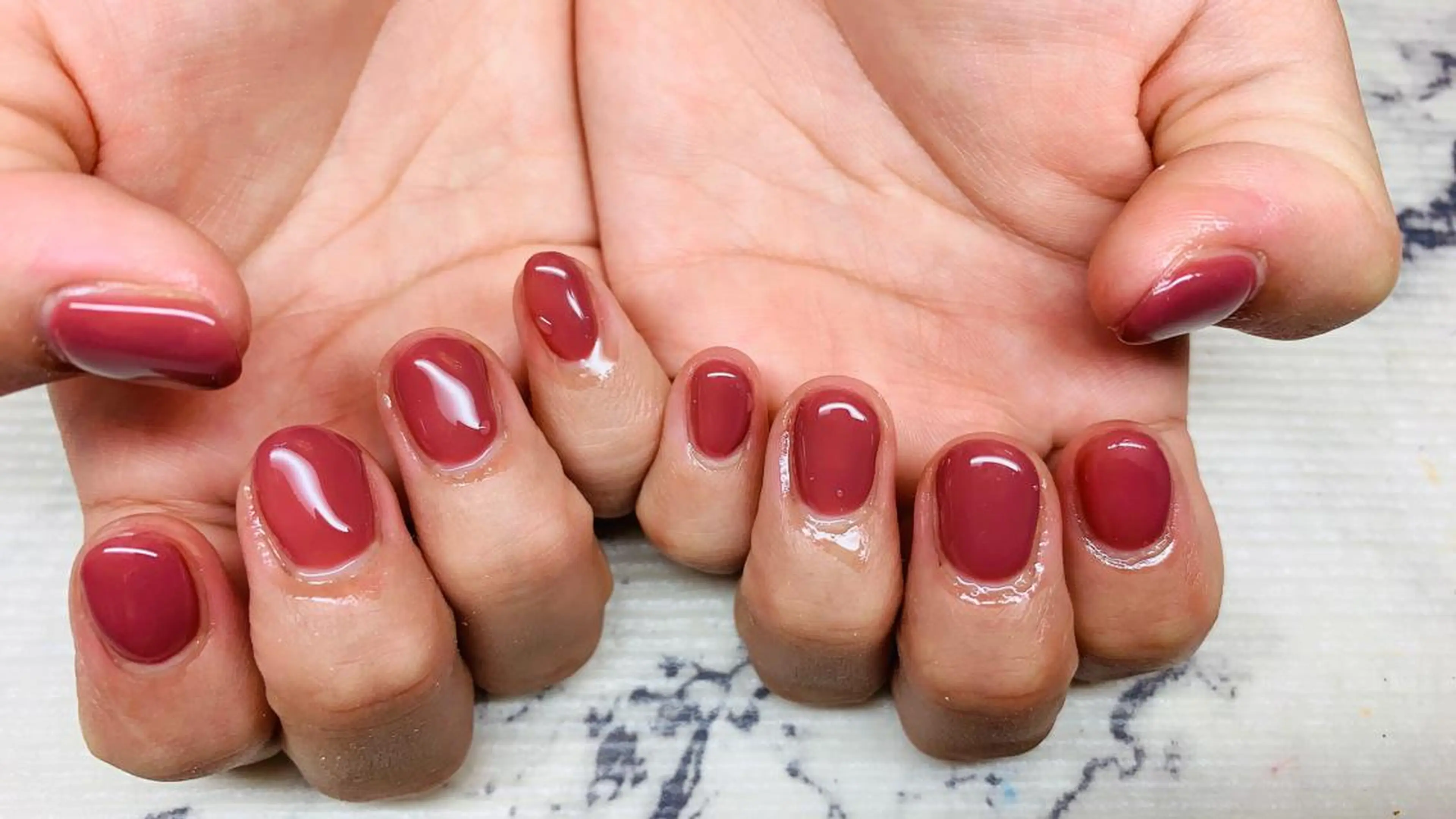 ネイル ワンカラーネイル 金山 沙織のエステ・リラクイメージ