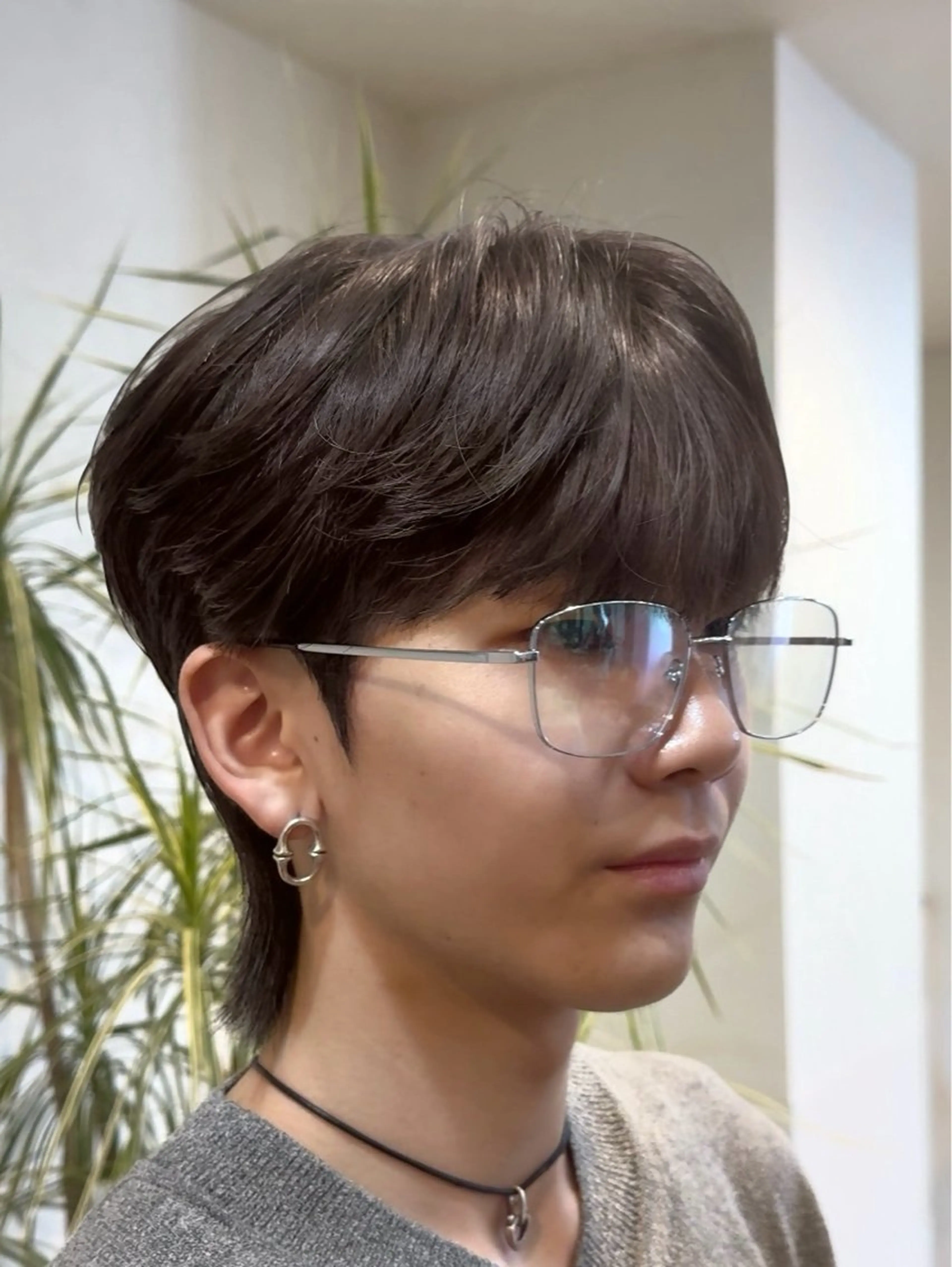 ショート パーマ メンズ ダウンパーマ メンズパーマ カット パーマ トリートメント ダウンパーマ/韓国 ヘア/ブリーチ/桑本のヘアスタイル