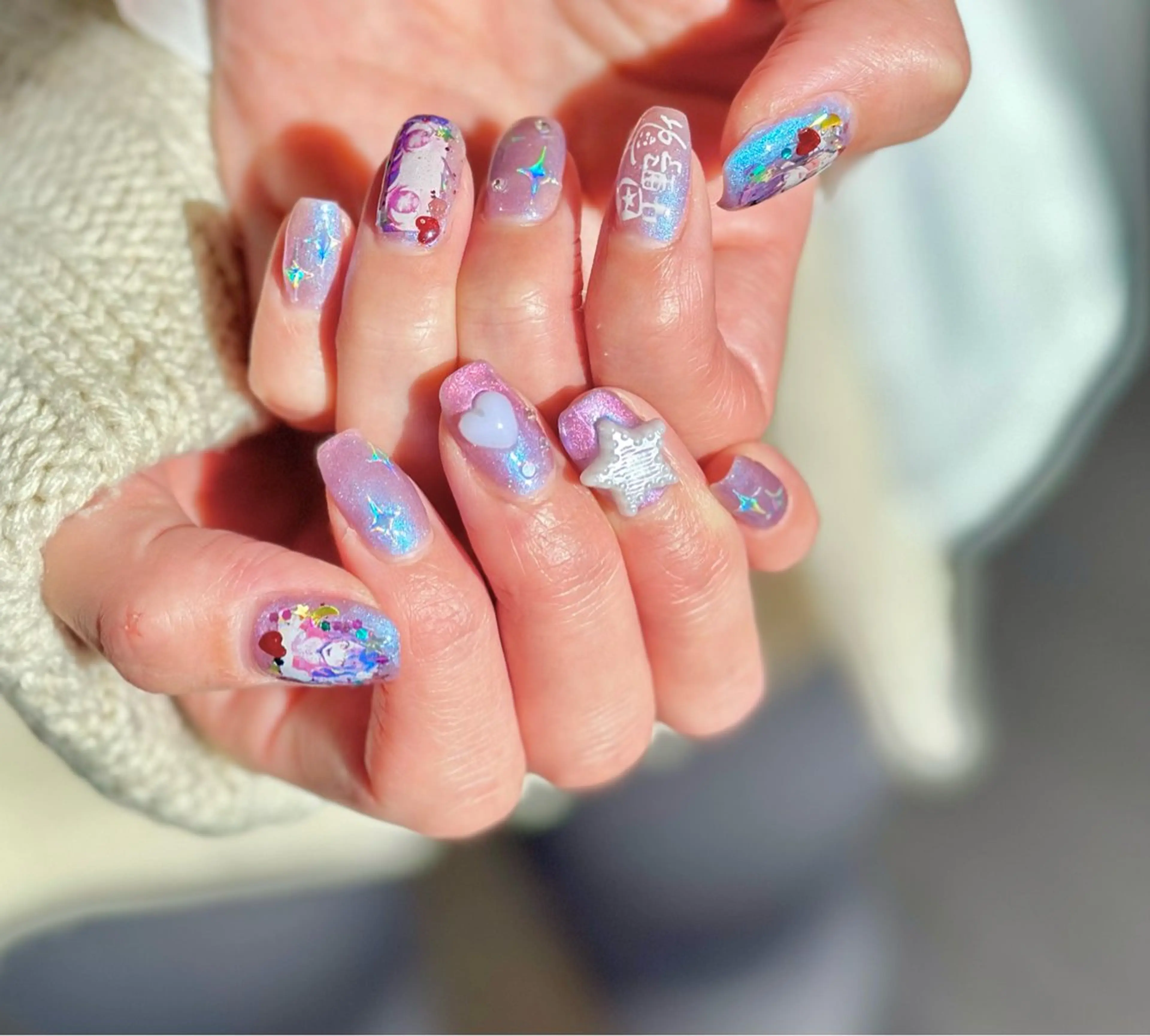 ネイル アートネイル 持ち込み m_nail所属・O Mayaのネイルデザイン