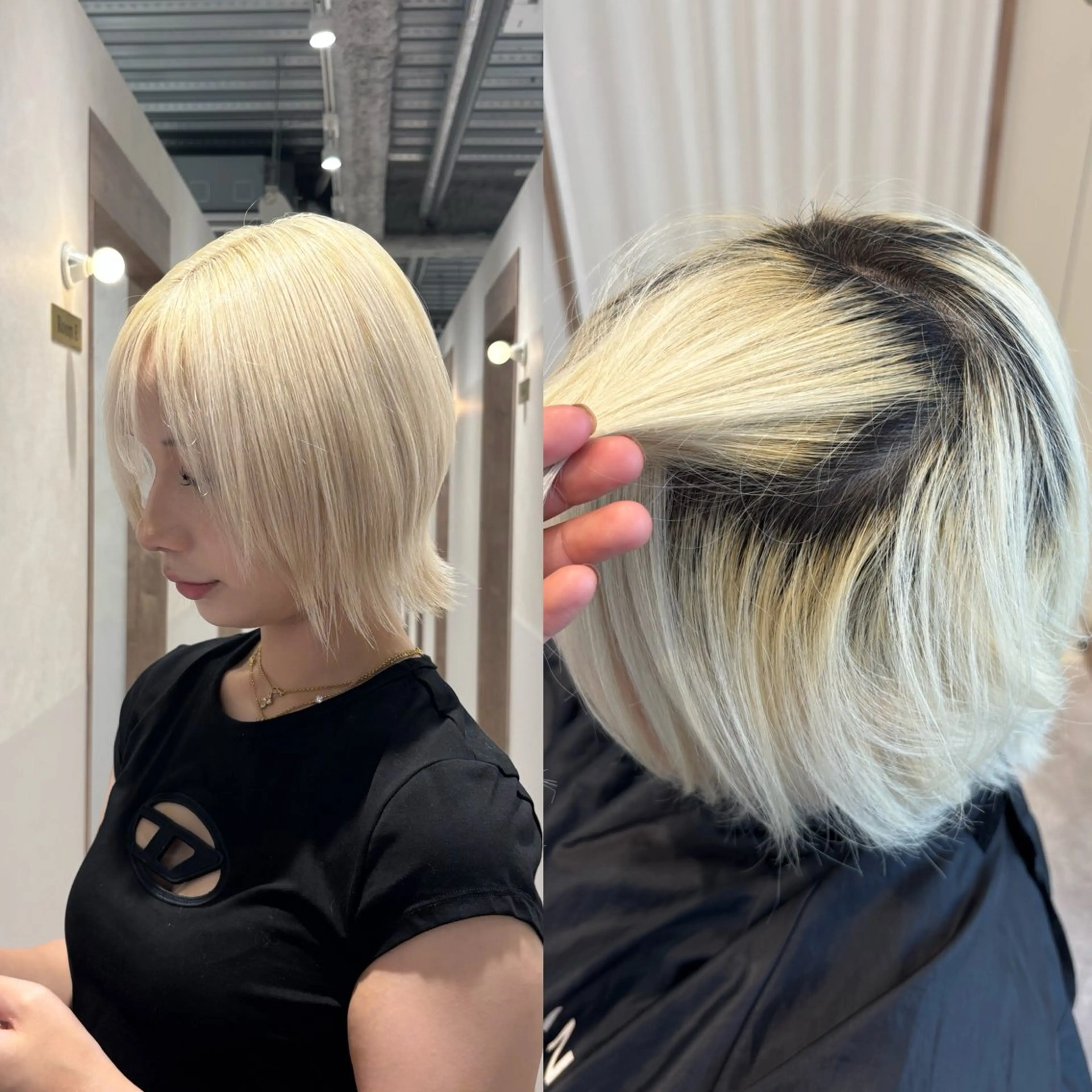 ショート ヘアカラー 吉澤 愛心のヘアスタイル