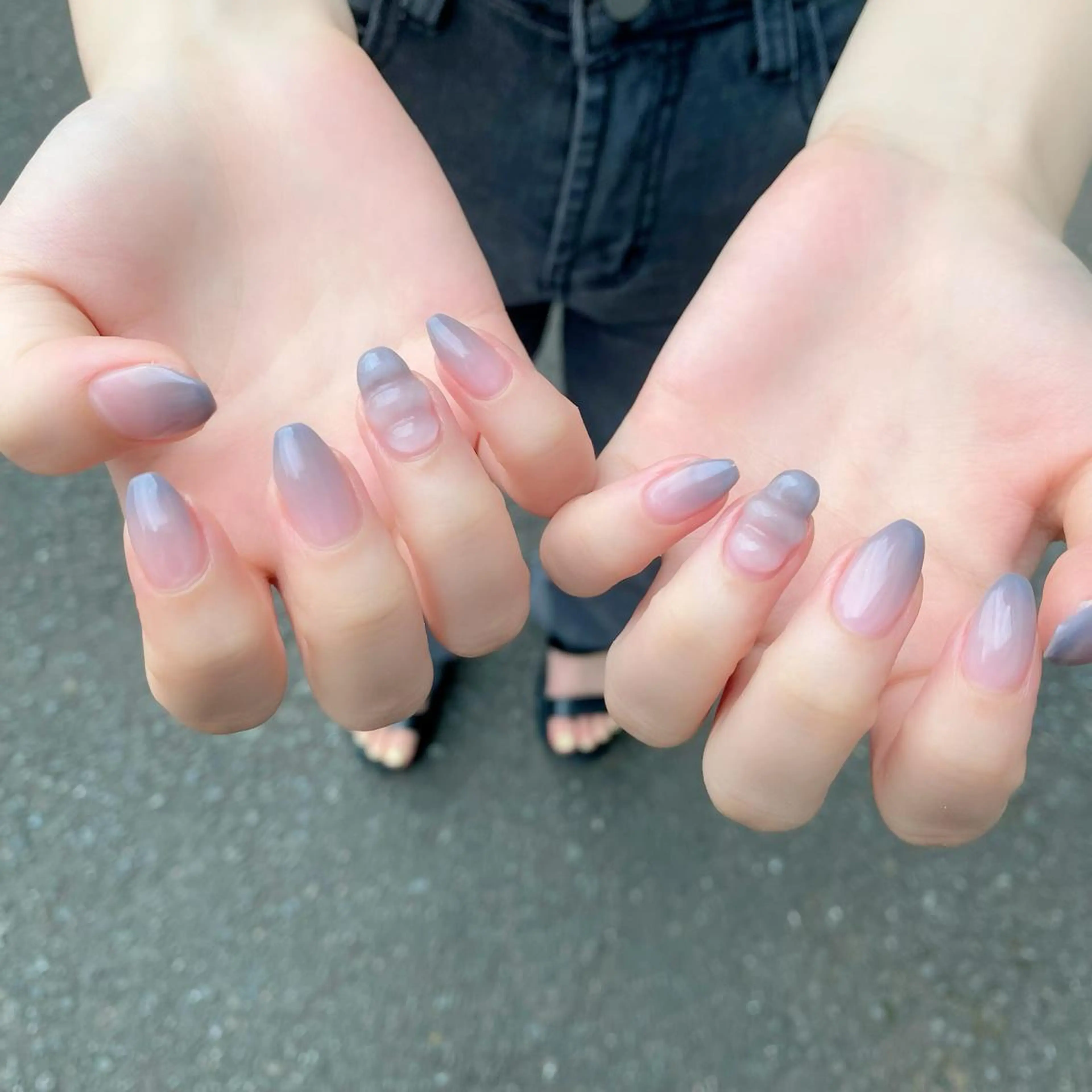 ネイル グラデーション 韓国ネイル ぷっくりネイル Salon Ｋのネイルデザイン