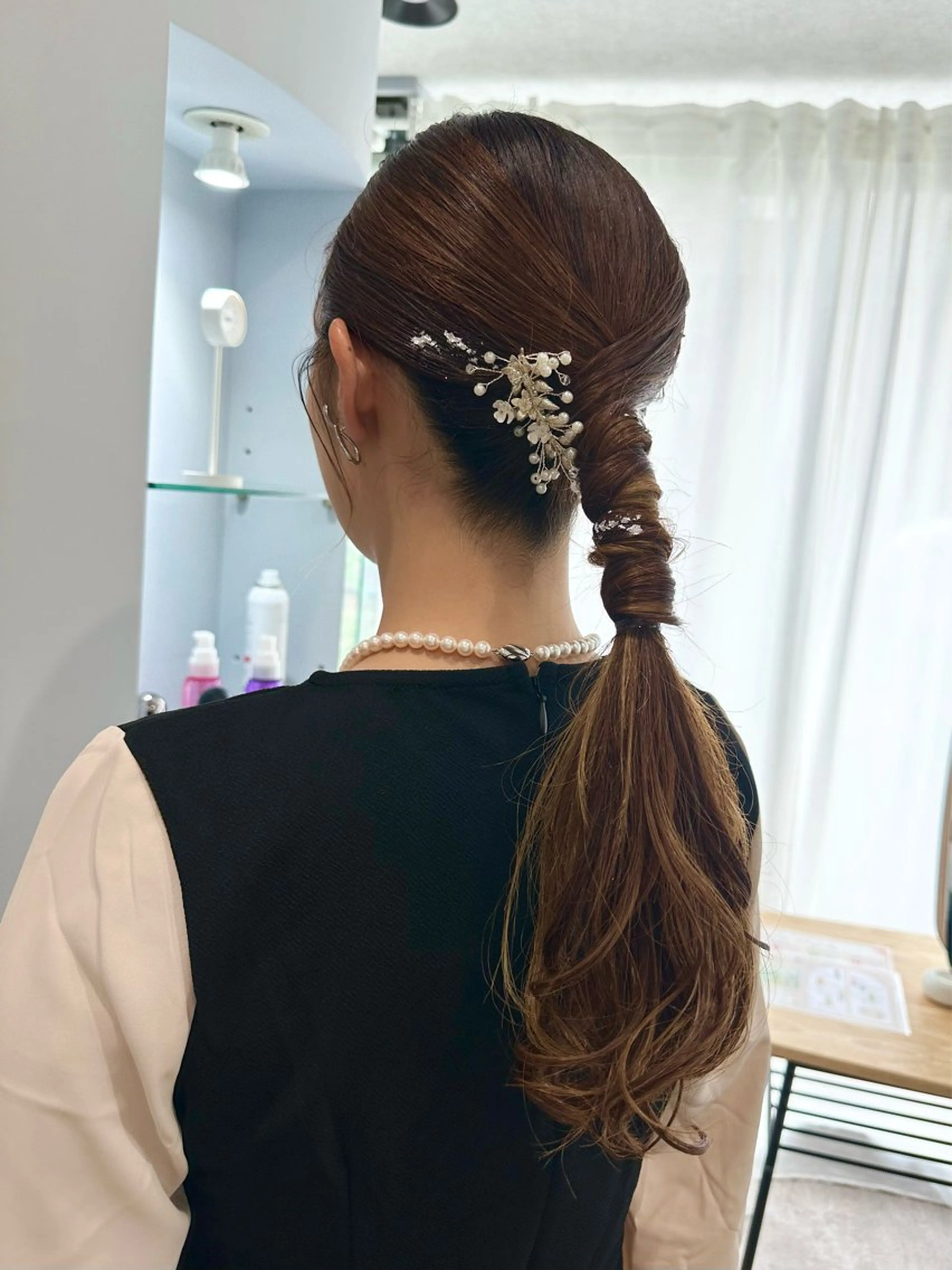 ヘアセット sato ayaka ｜透明感カラー🫧のヘアスタイル