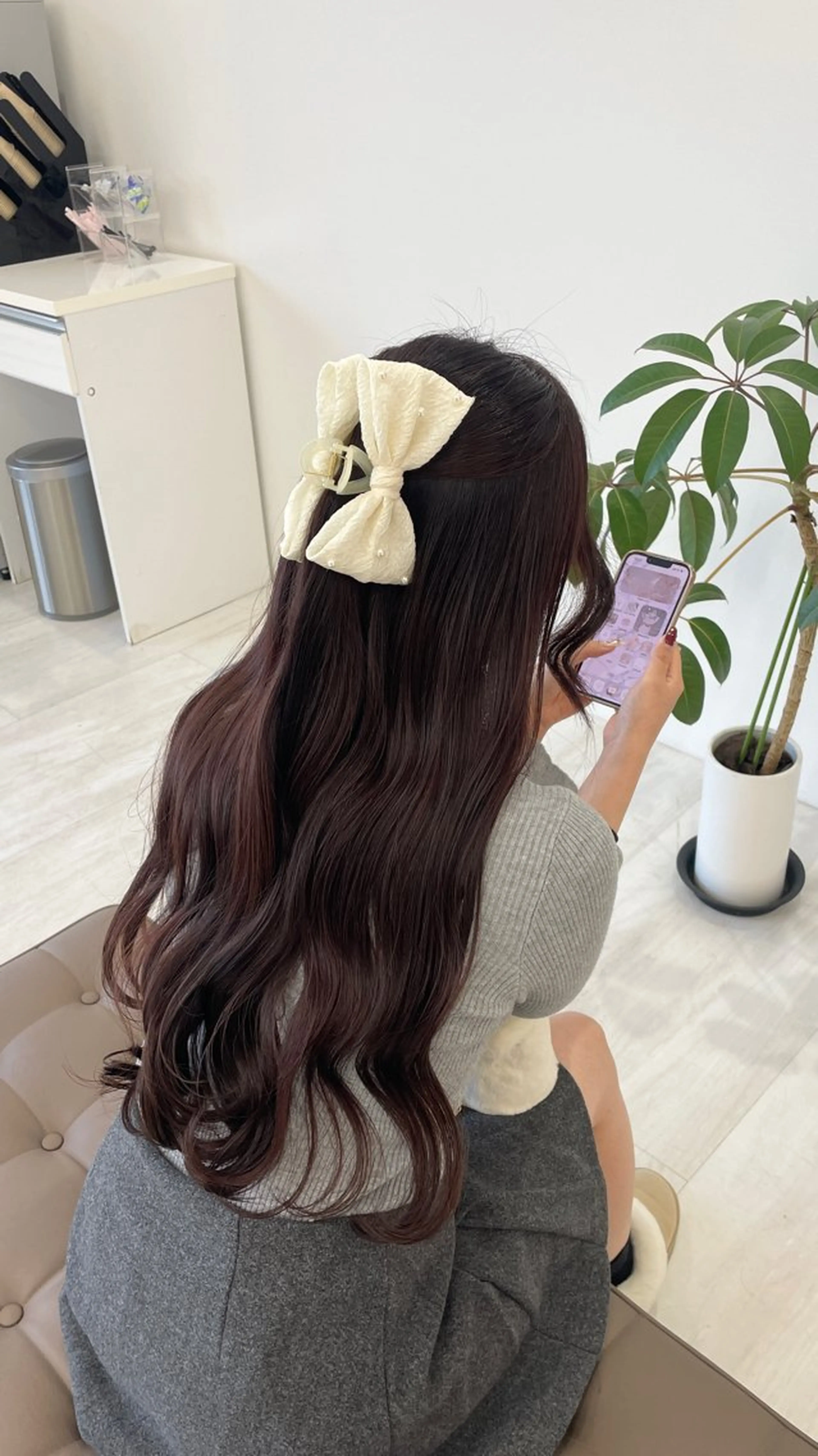 カラー カット ヘアカラー トリートメント 高岡/EARTH みお/シールエクステのヘアスタイル