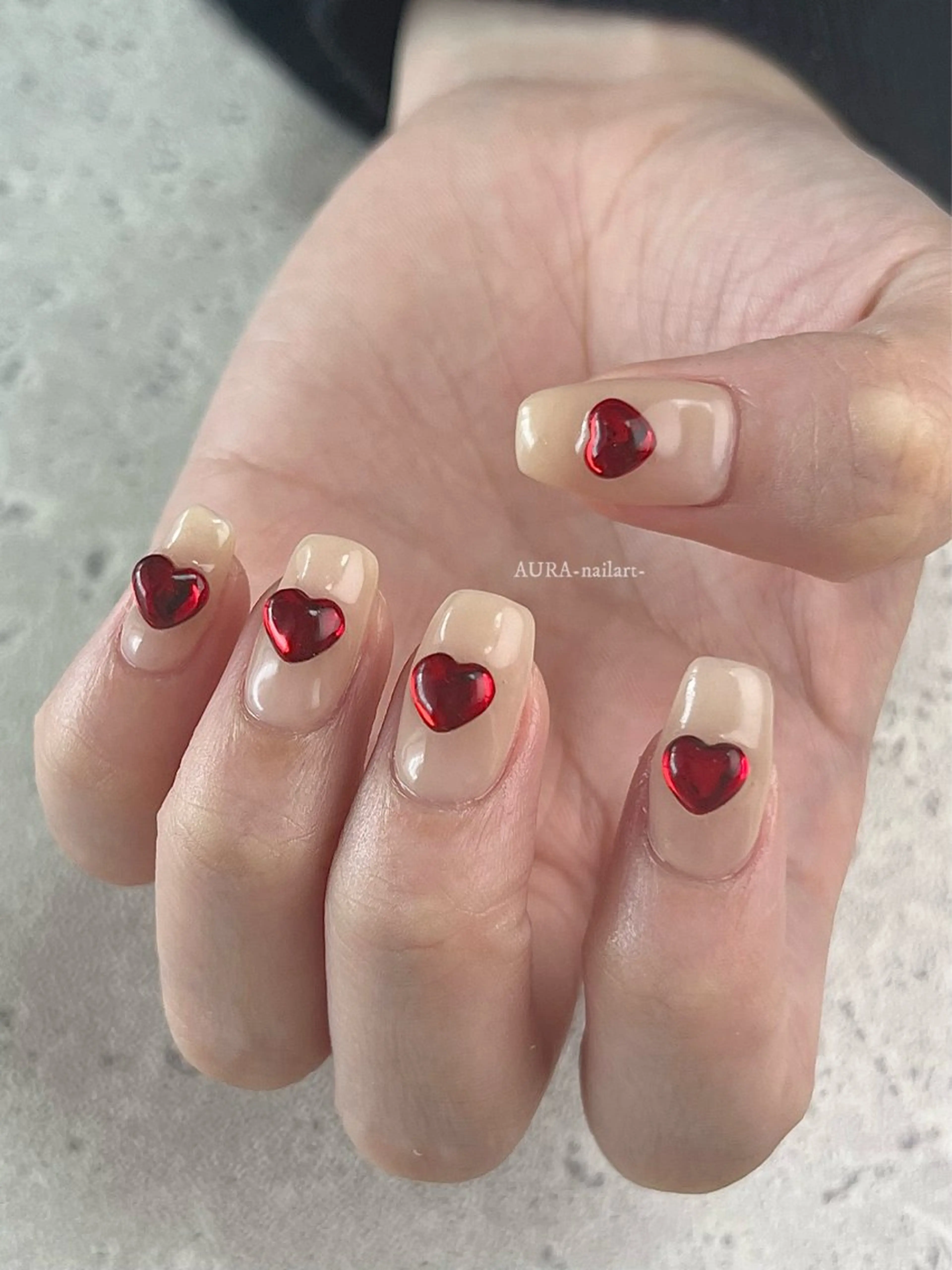 ネイル ハンドネイル AURA nailartのネイルデザイン