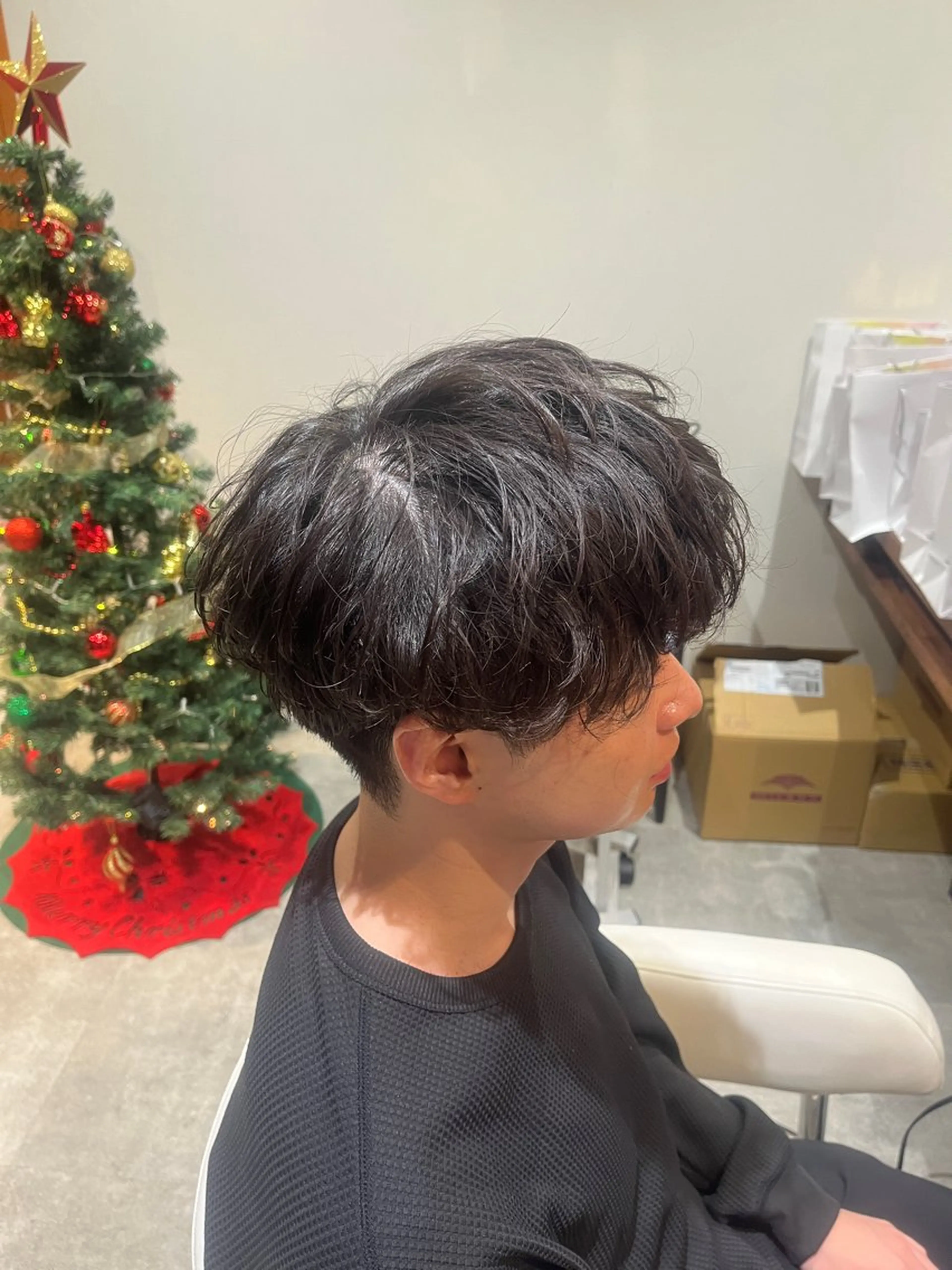 ショート パーマ メンズ カット パーマ 🎧メンズパーマ特化 /RUI🎧のヘアスタイル