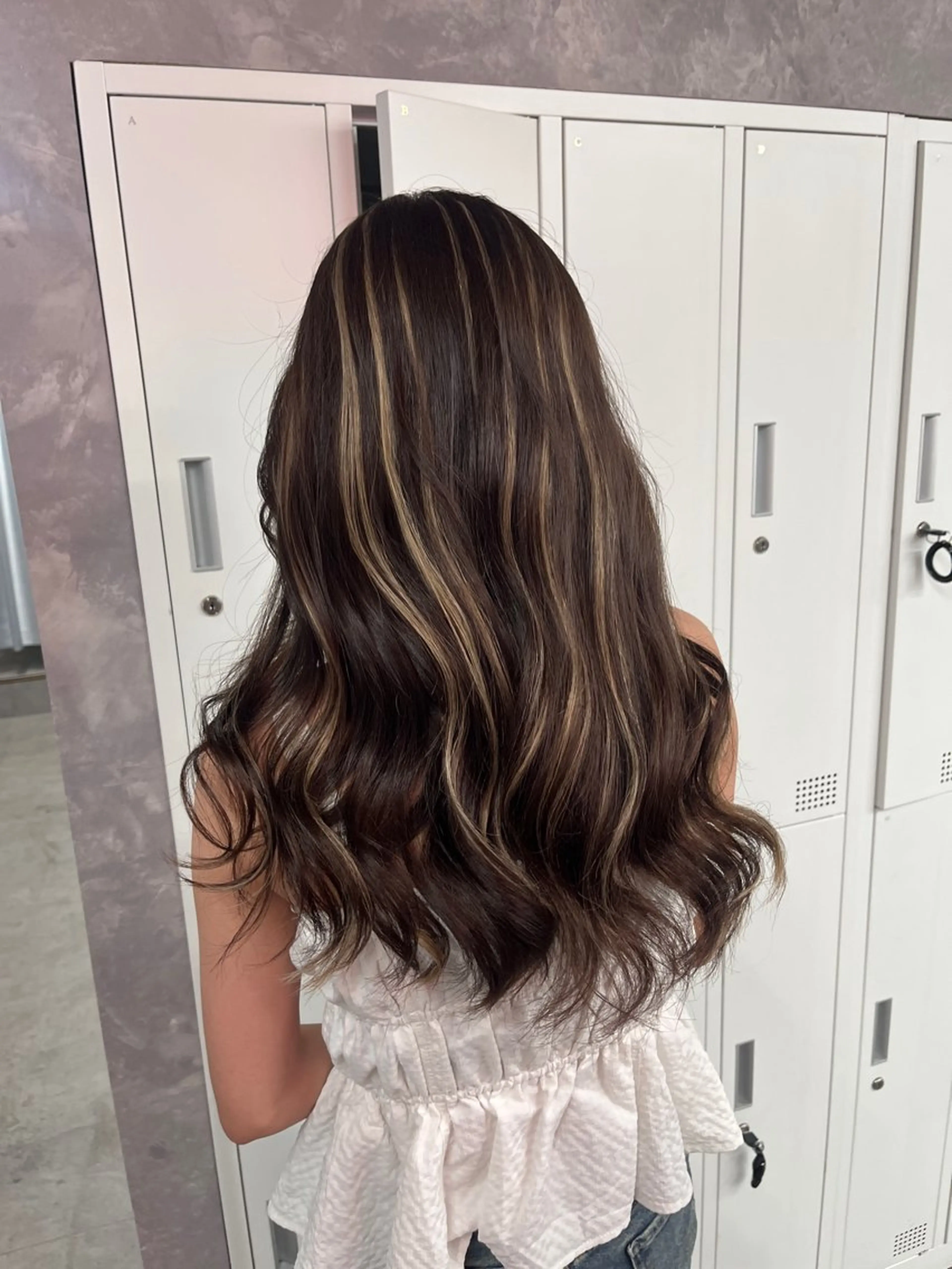 ロング カット ヘアカラー トリートメント エクステ ⚜️抜け感×艶カラー ⚜️ちづるのヘアスタイル