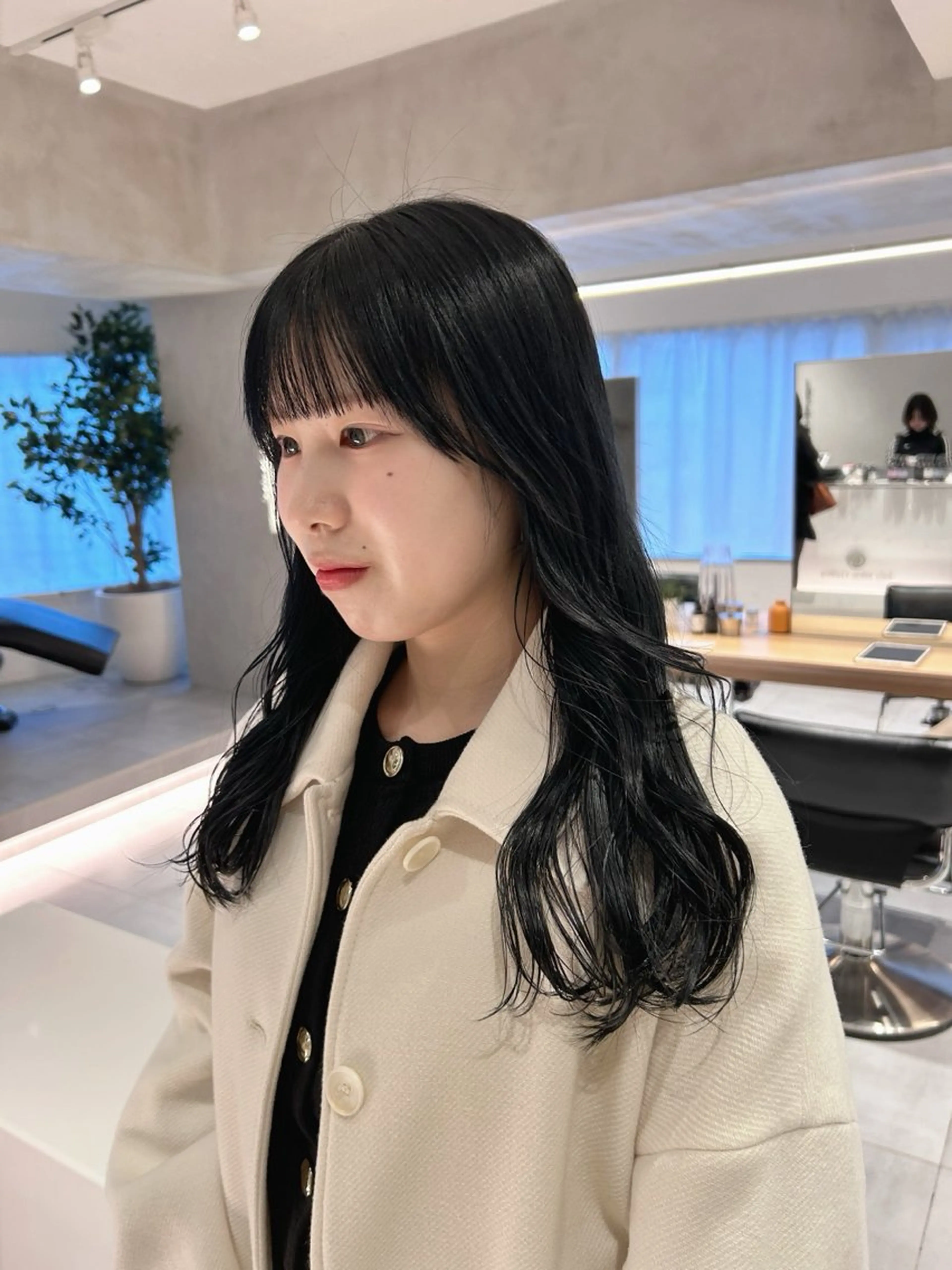 セミロング カラー 🪞透けhair 🪞honokaのヘアスタイル