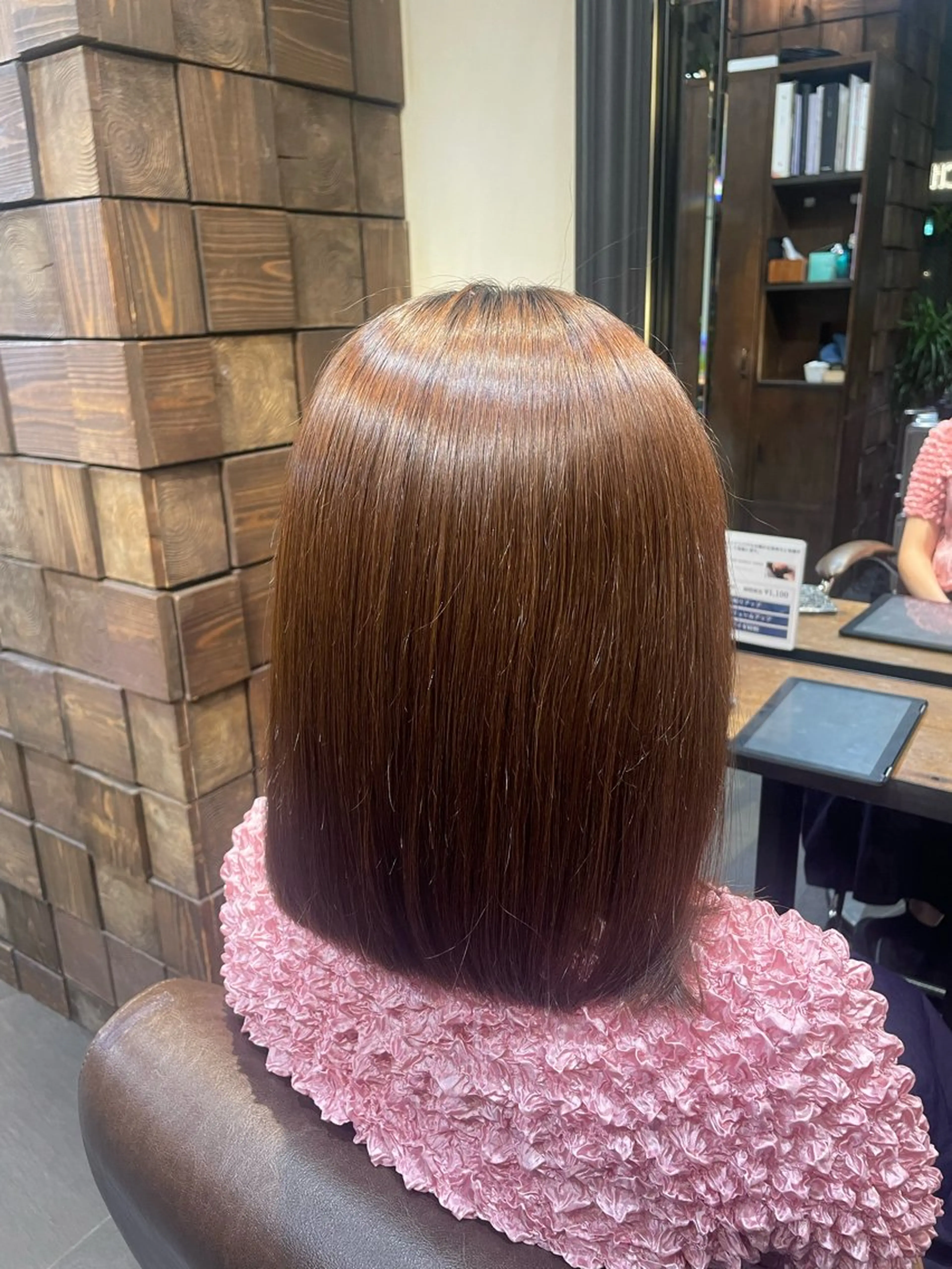 縮毛矯正の写真