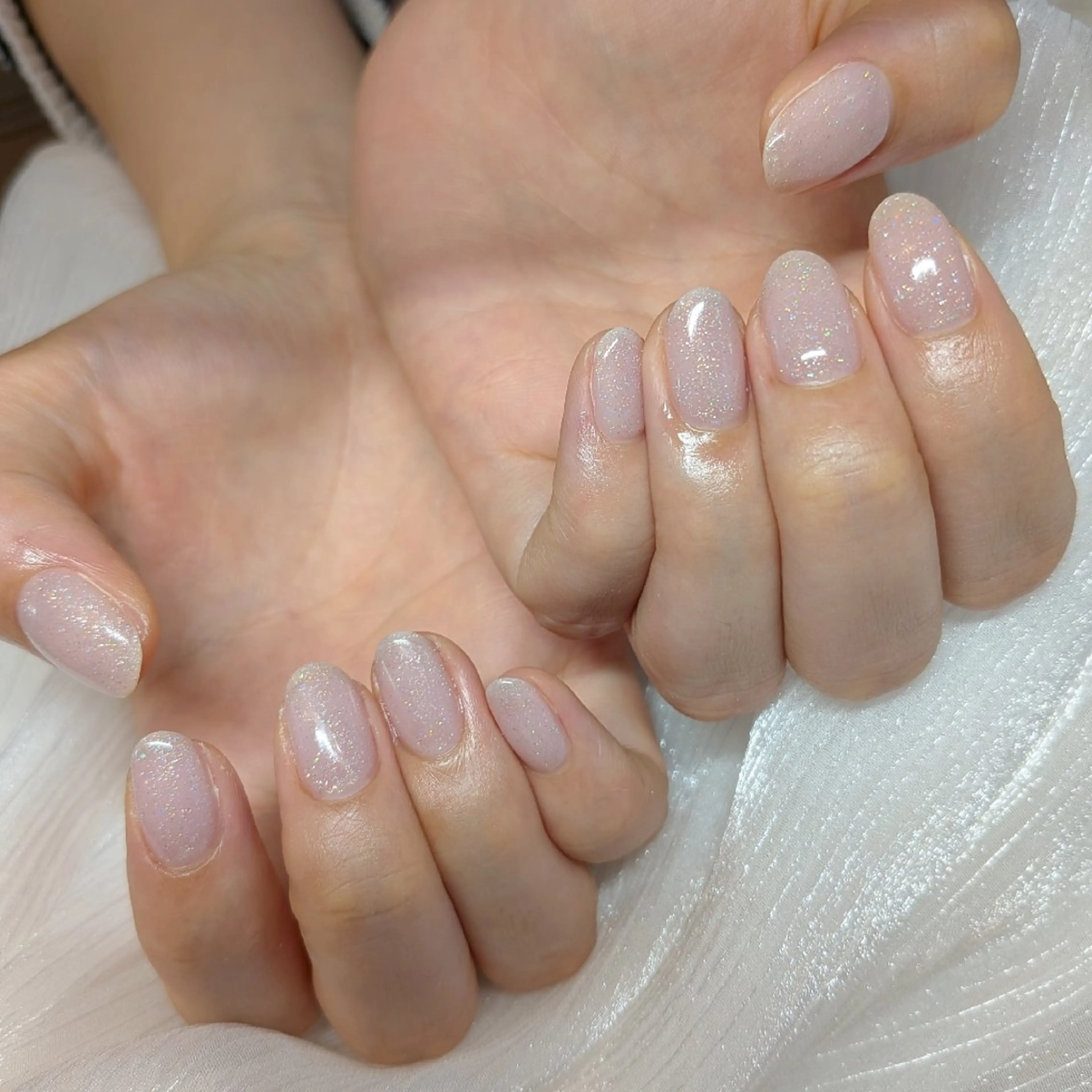 ネイル オフィスネイル ワンカラーネイル ピンク ハンドネイル Shanti所属・Shanti🩵 NARITAのネイルデザイン