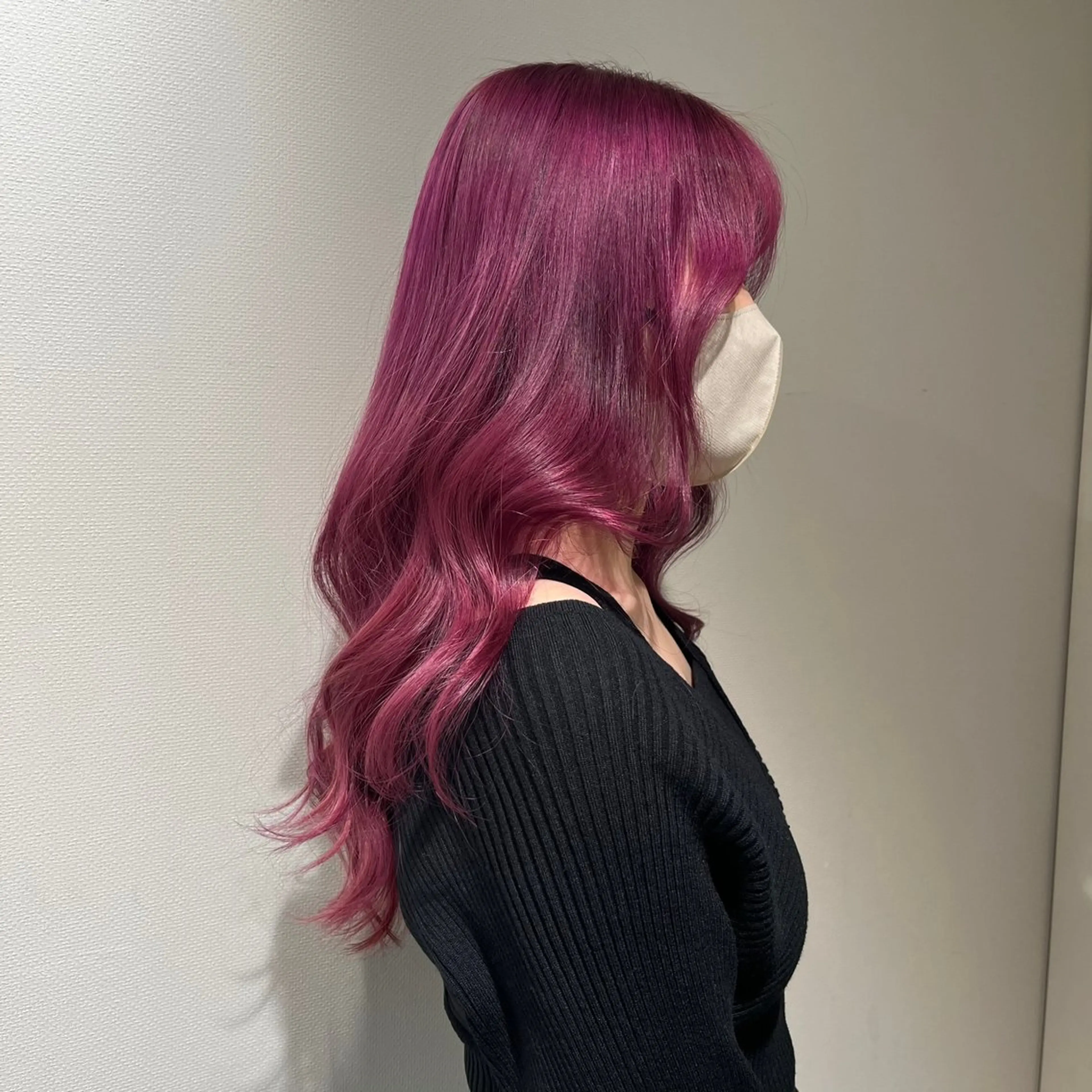 メンズカット+ワンカラーの写真