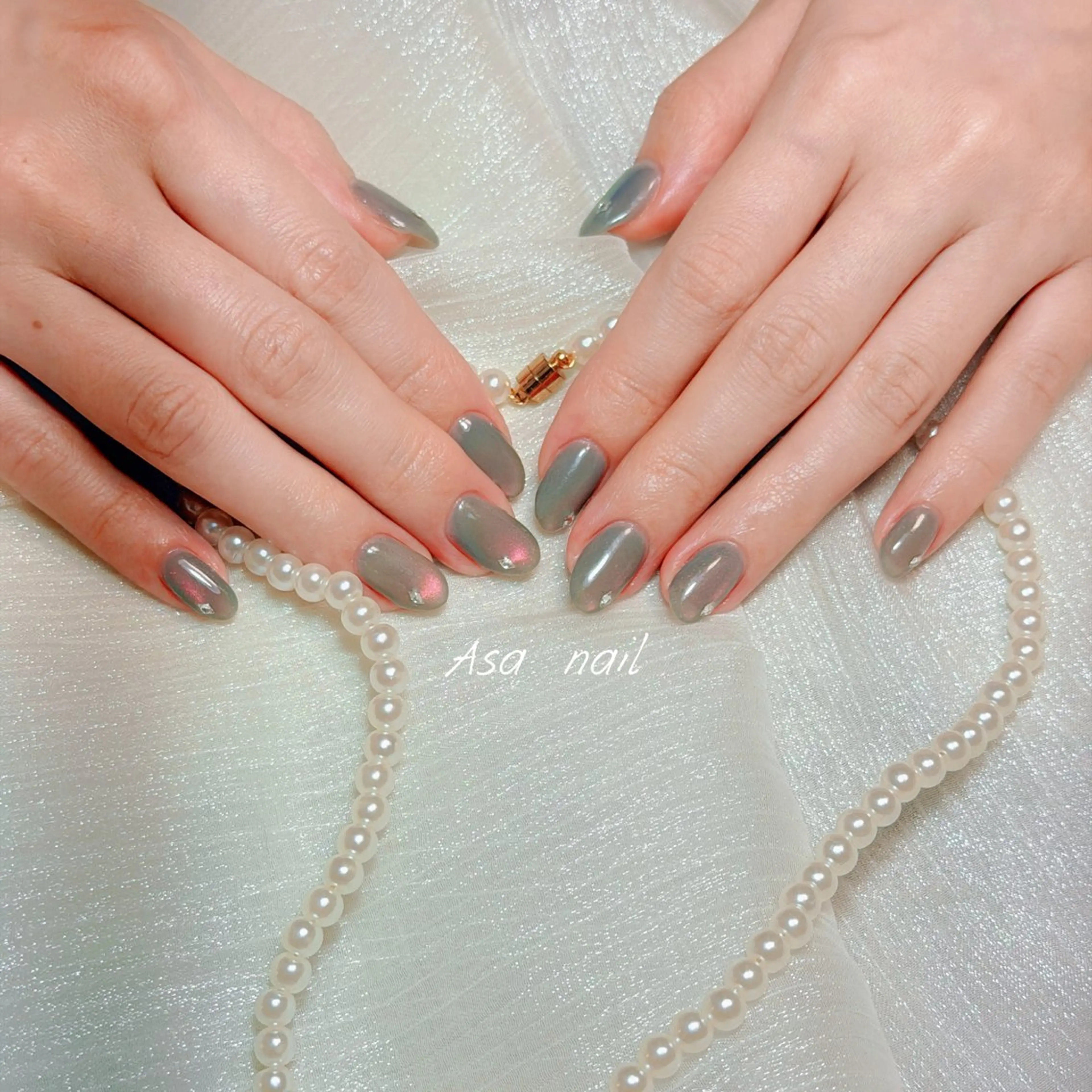 ネイル ジェルネイル マグネットネイル Asa Nail 亀戸 平井のネイルデザイン