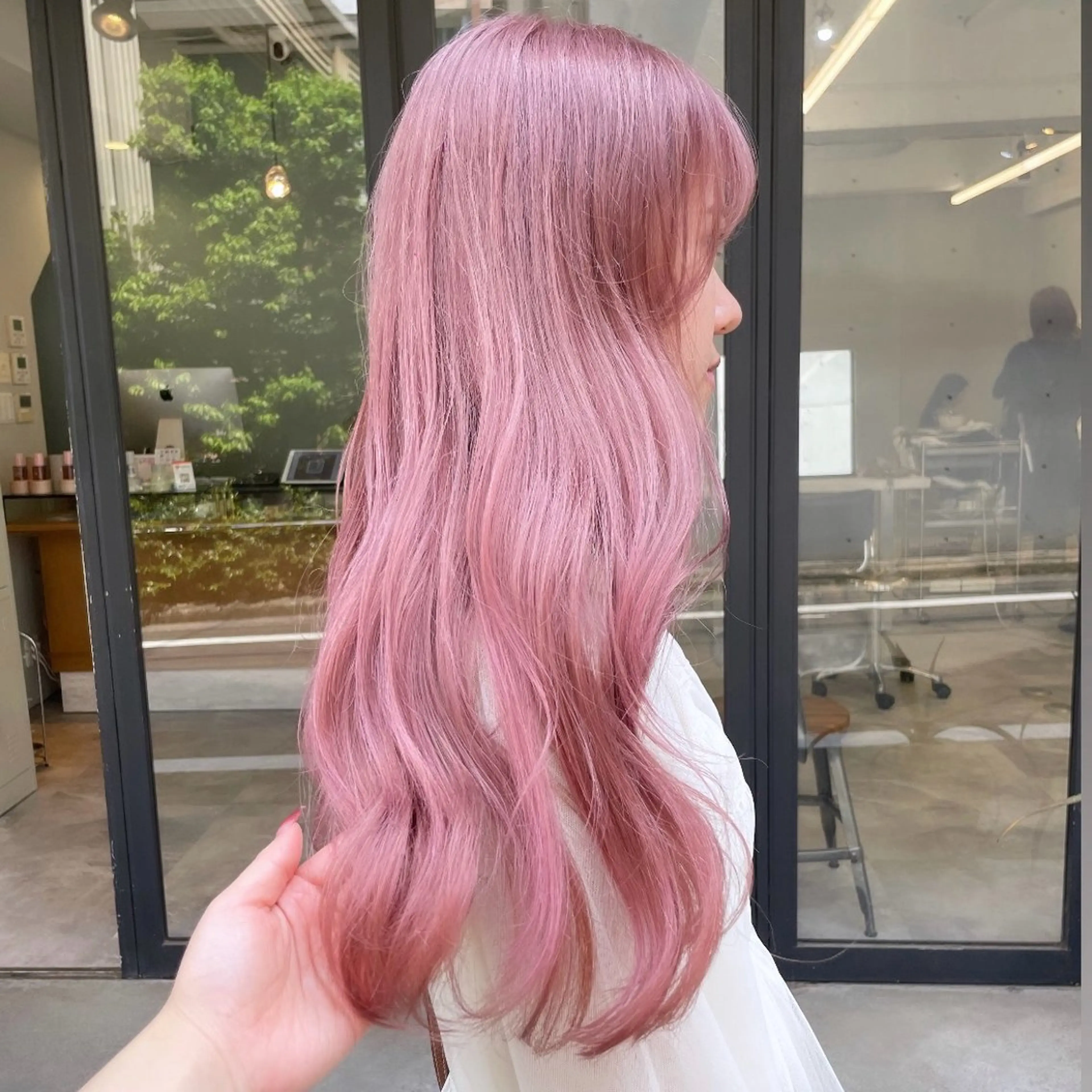 ロング ヘアカラー ハイトーン/ MANA♡のヘアスタイル