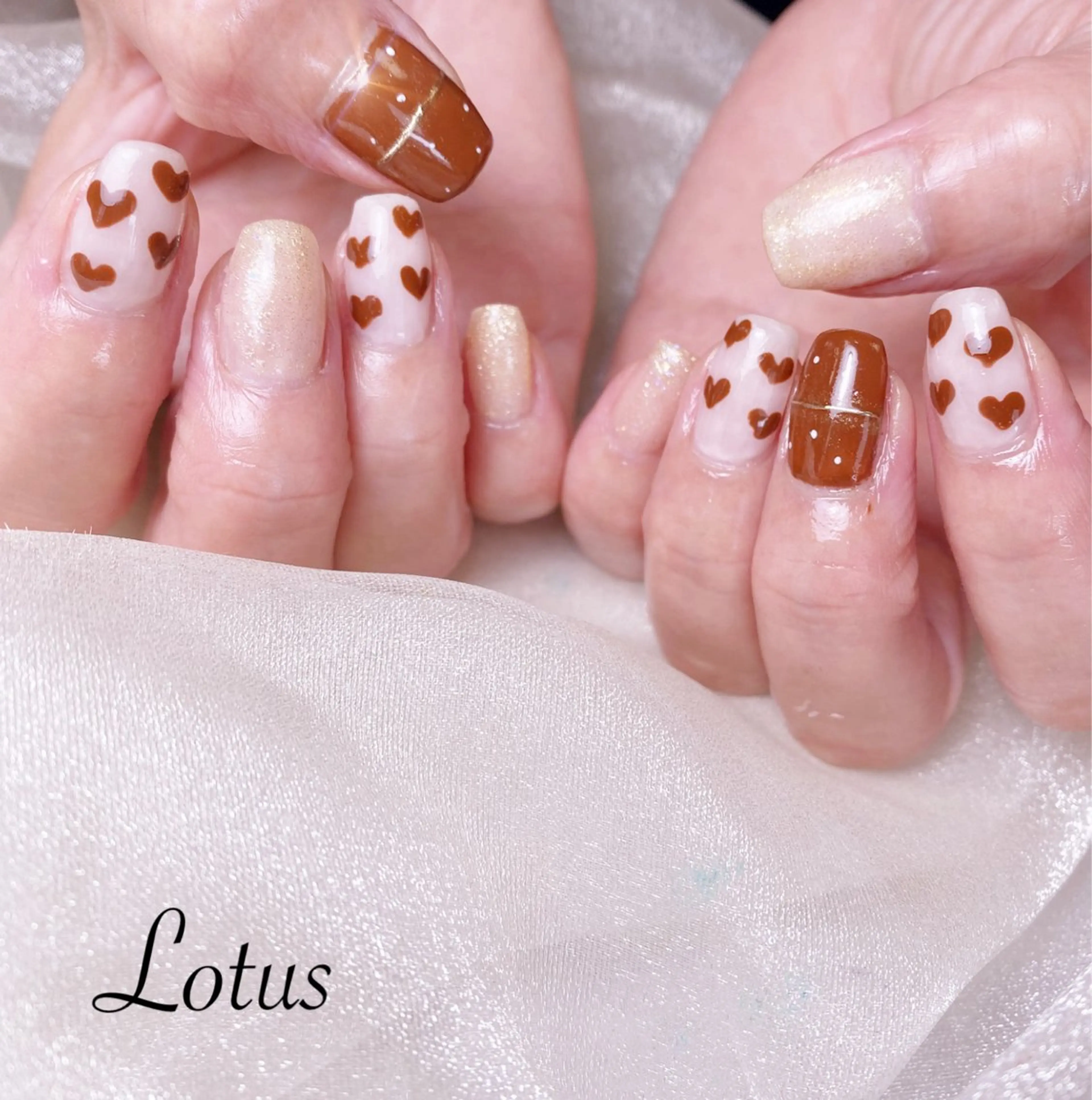 ネイル ハンドネイル ネイル＆脱毛 Lotus🌸のネイルデザイン