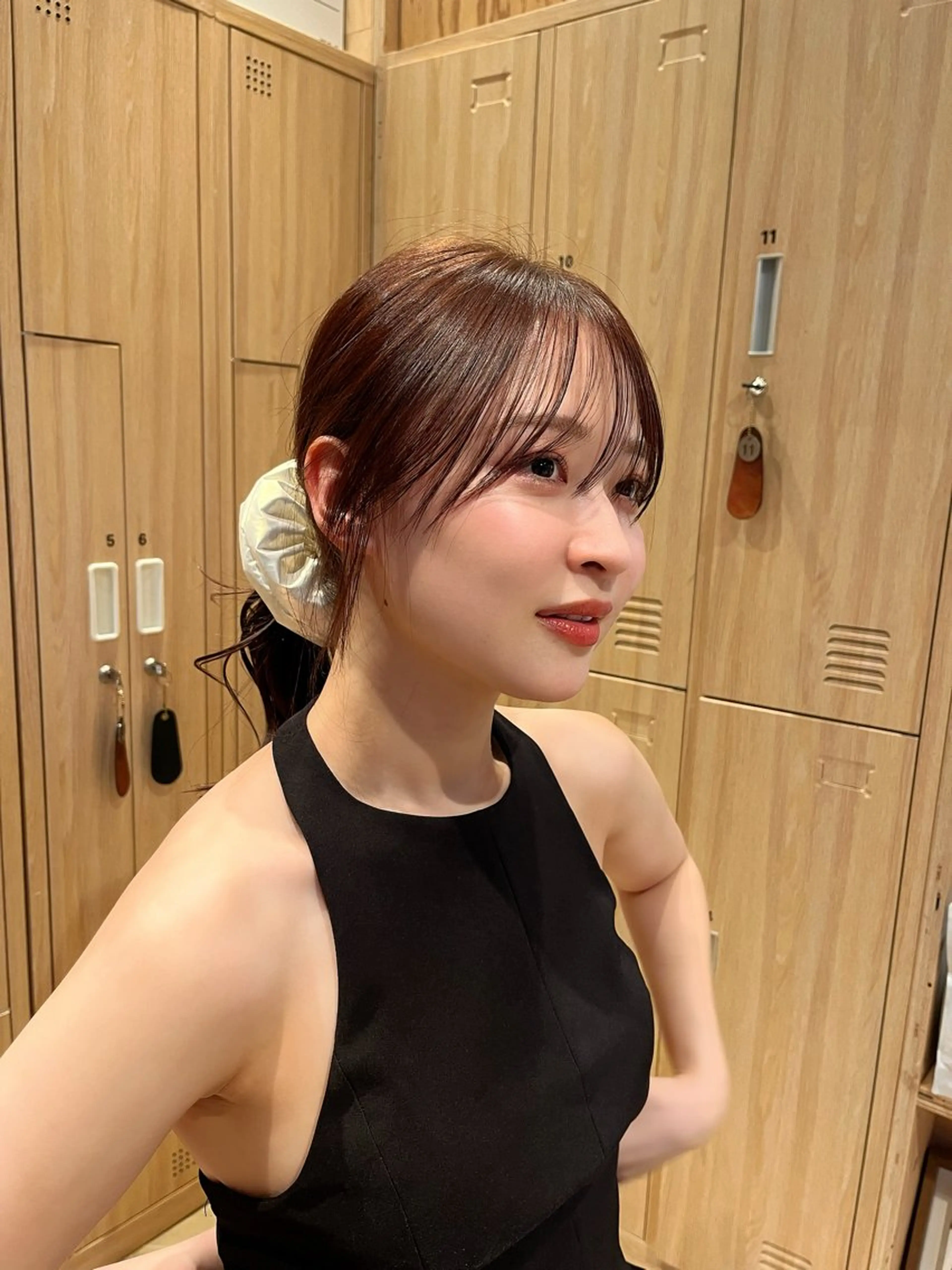 セミロング ヘアアレンジ トリートメント 艶髪/ツヤカラー /🎀たまちゃん🎀のヘアスタイル