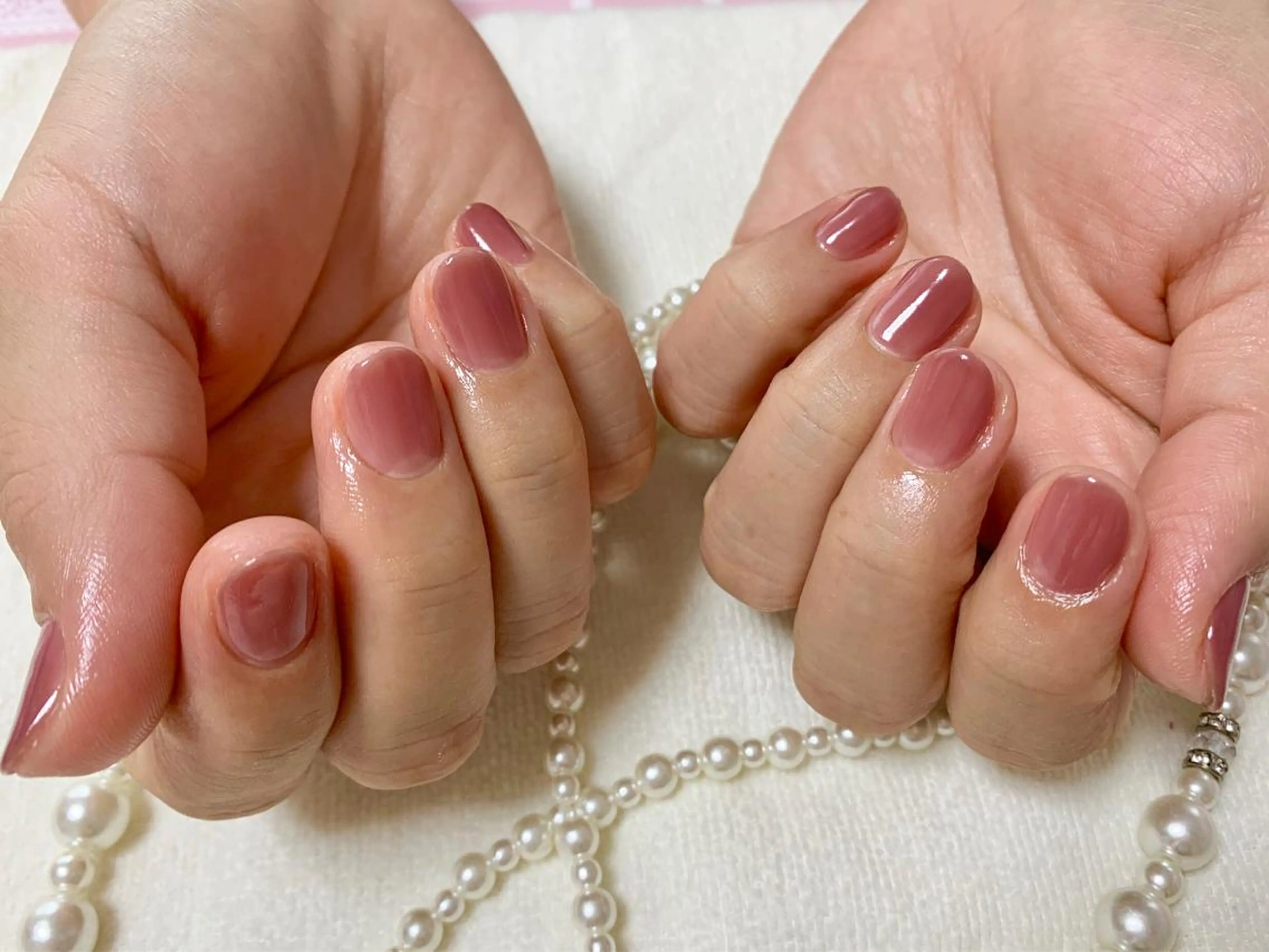 ネイル ワンカラーネイル ハンドネイル 手塚 里奈のネイルデザイン