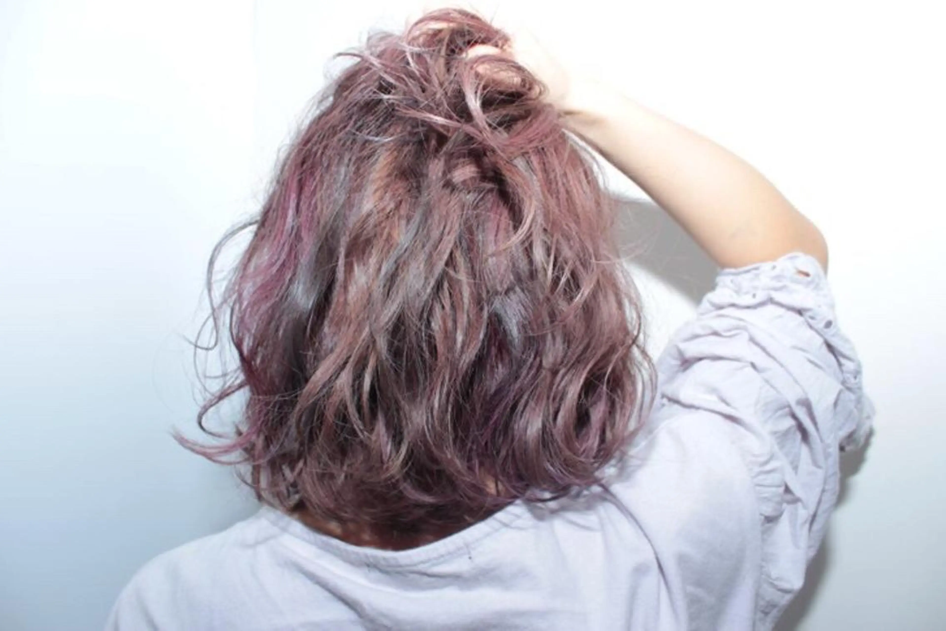 カラー ピンクカラー ユニコーンカラー イケダ ハルカのヘアスタイル