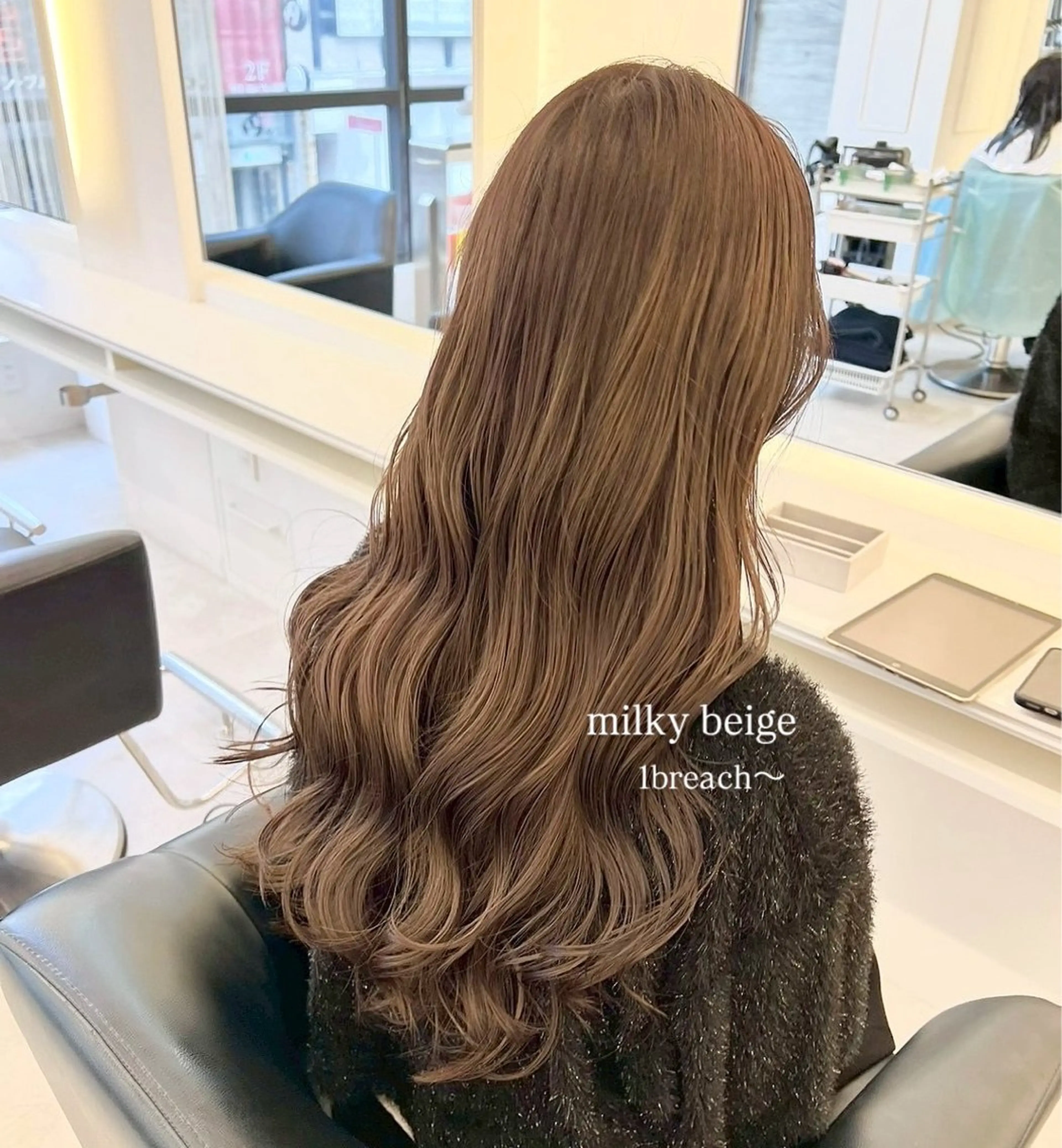 ロング カラー ベージュカラー 透明感カラー ヘアカラー Parve Mix/ 平 奈果🎀のヘアスタイル