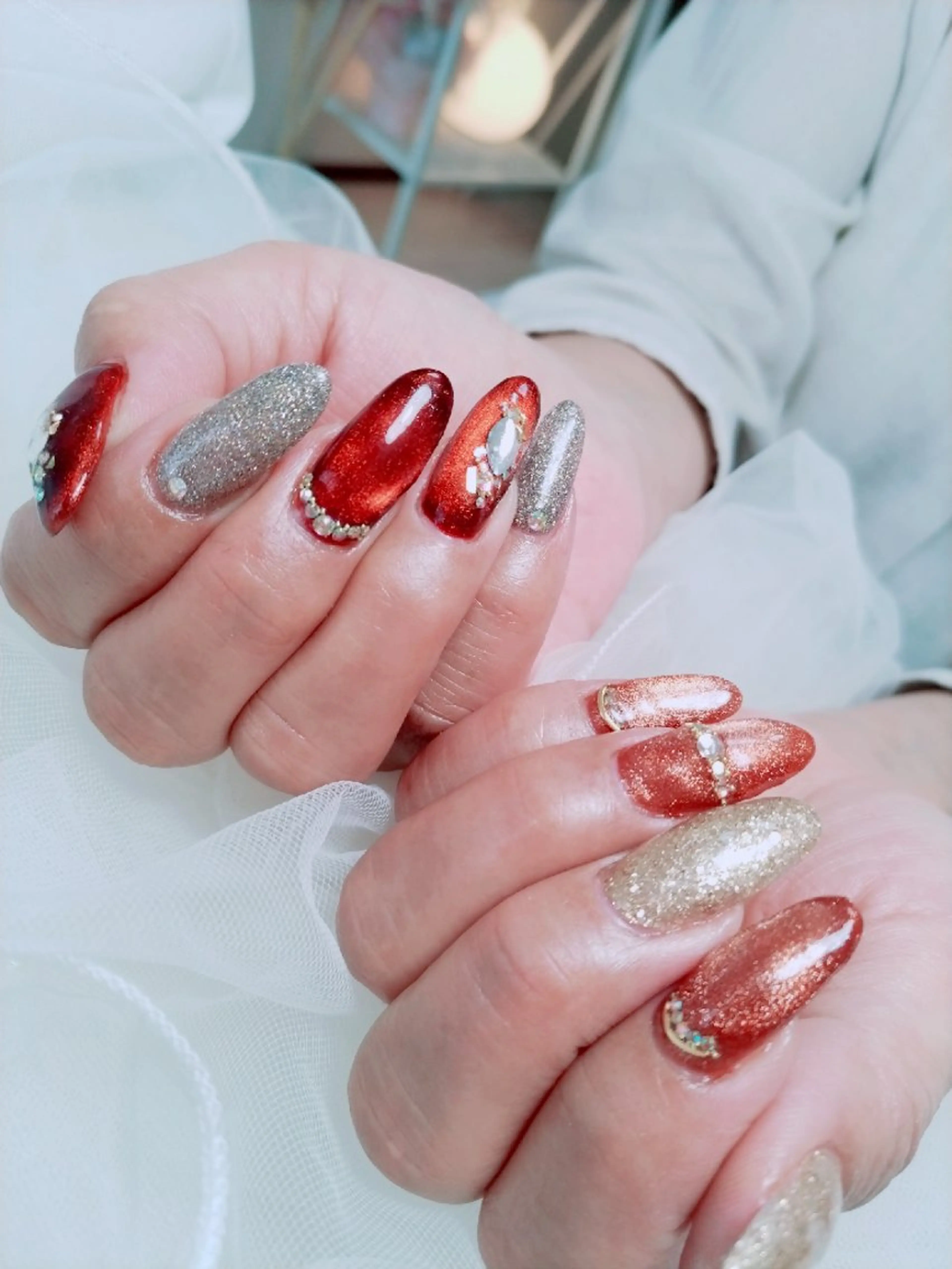 ネイル ハンドネイル 門戸厄神プライベートサロンulunail所属・ulunail mikaのネイルデザイン