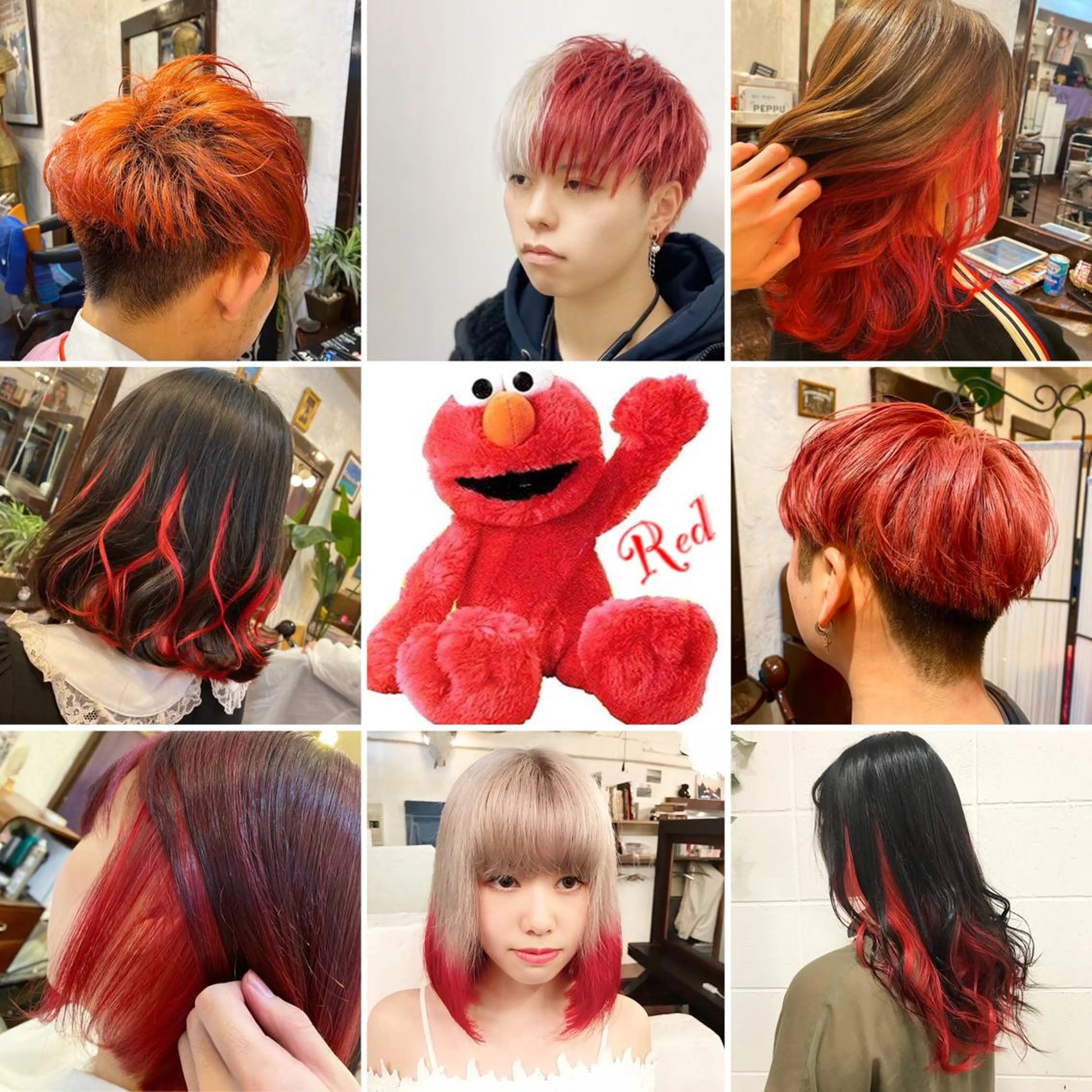 カラー メンズ "PEPPU "所属・🌈推し色派手髪 ハイトーンShinのヘアスタイル