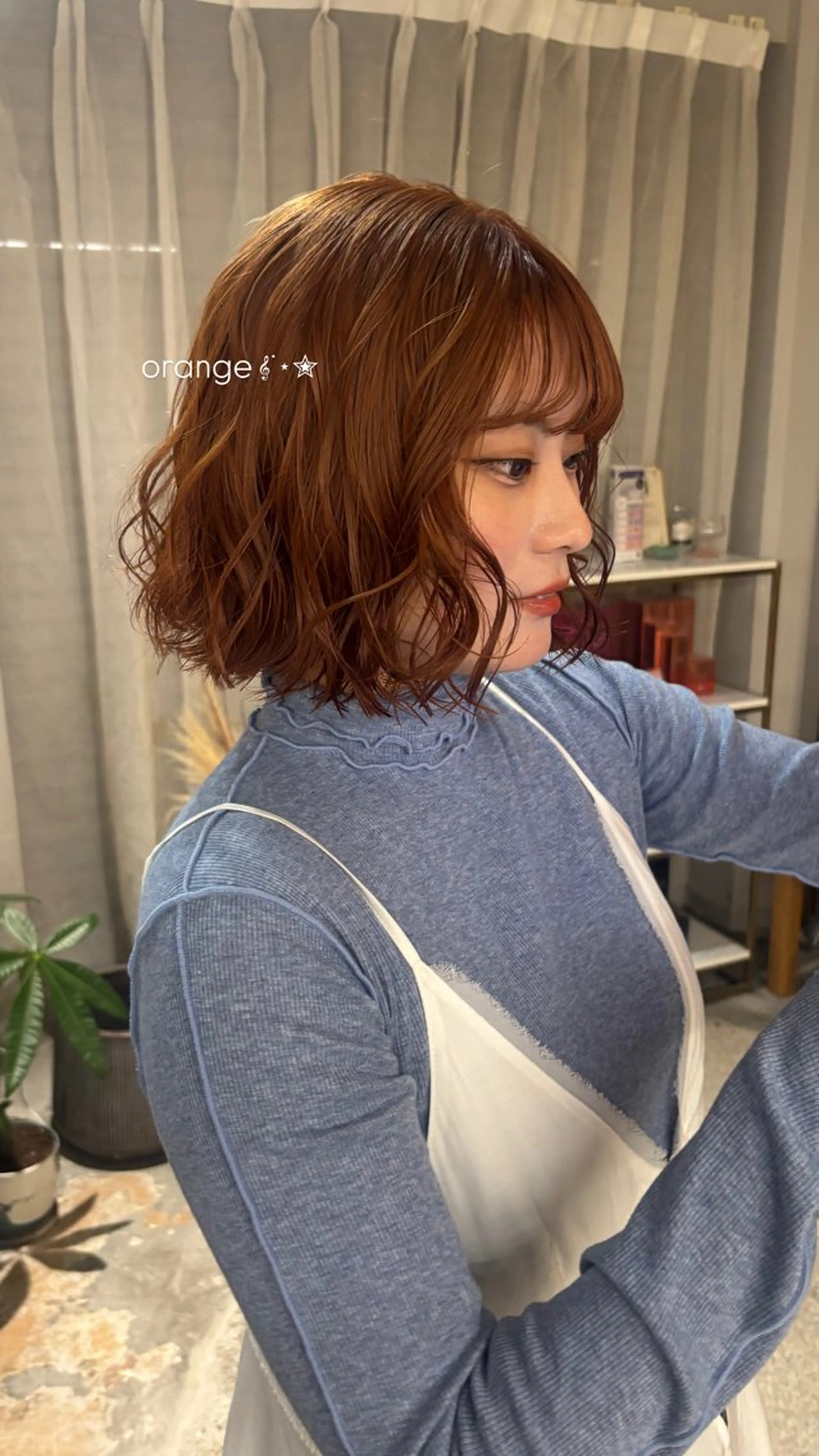 ショート カラー ヘアカラー cipre 萌乃のヘアスタイル