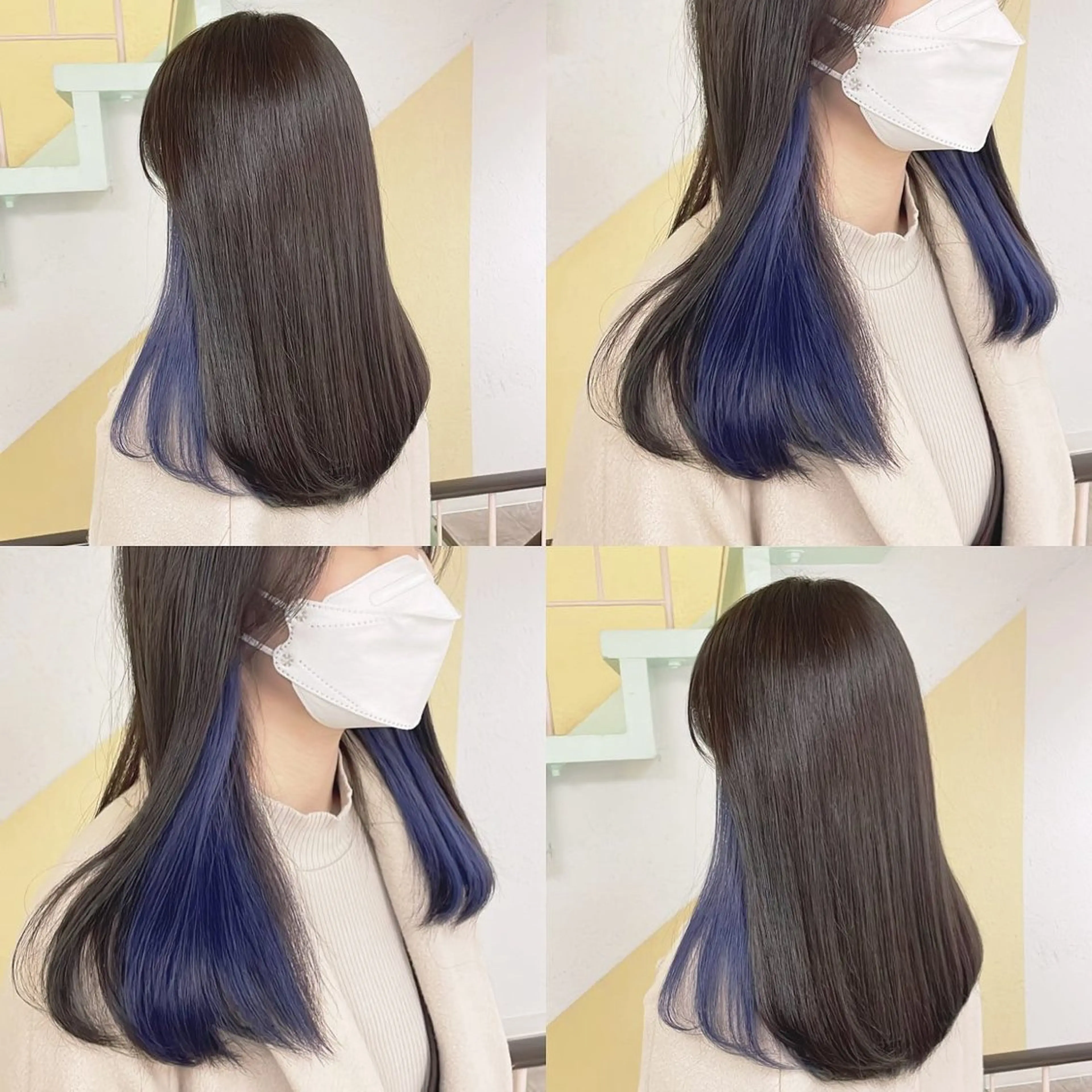 カラー ヘアカラー トリートメント 渋谷:インナーカラー ／🍒エリカ🍒のヘアスタイル