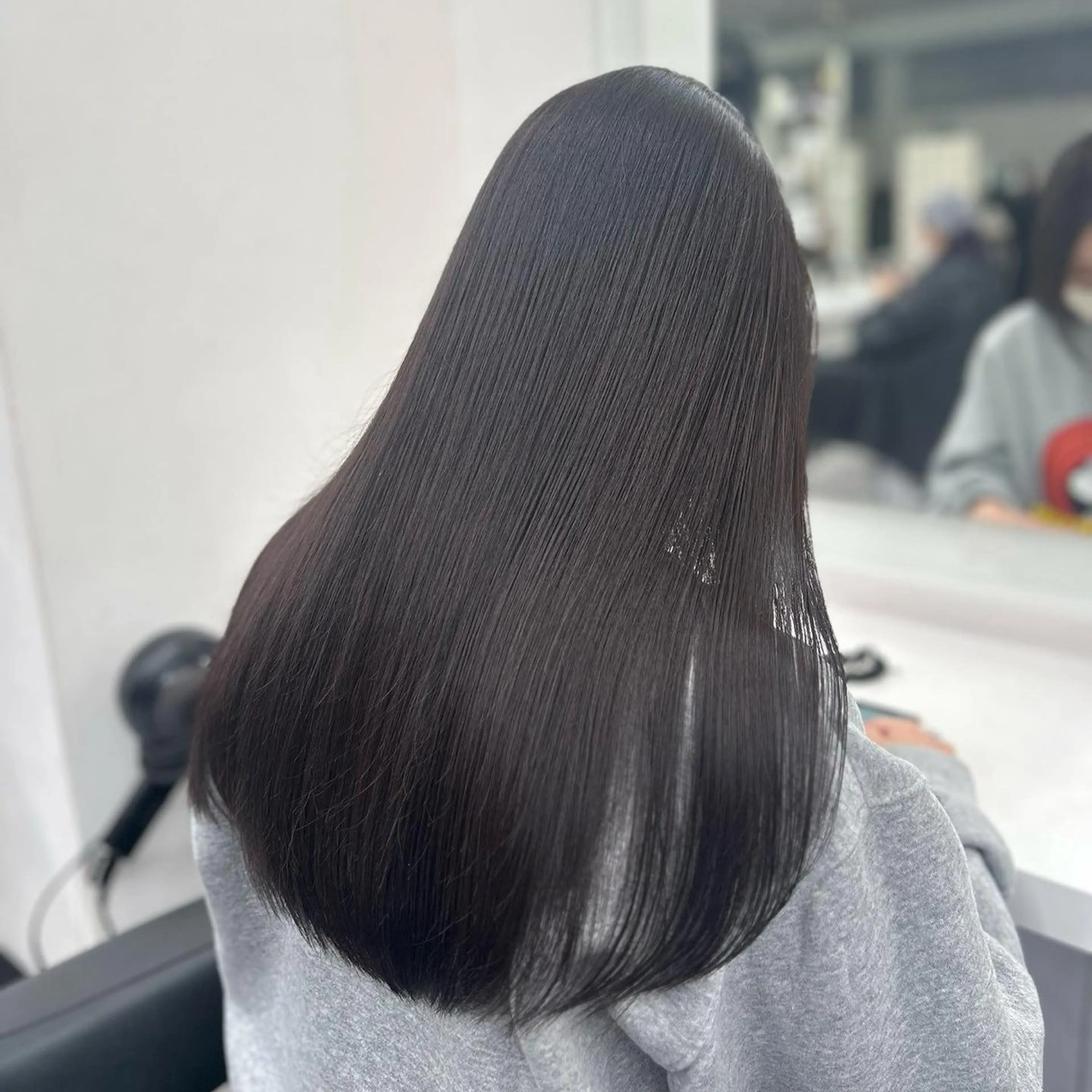 ロング カラー パーマ ヘアアレンジ メンズ キッズ ブリーチなしカラー/ ブラウン/レイヤーのヘアスタイル