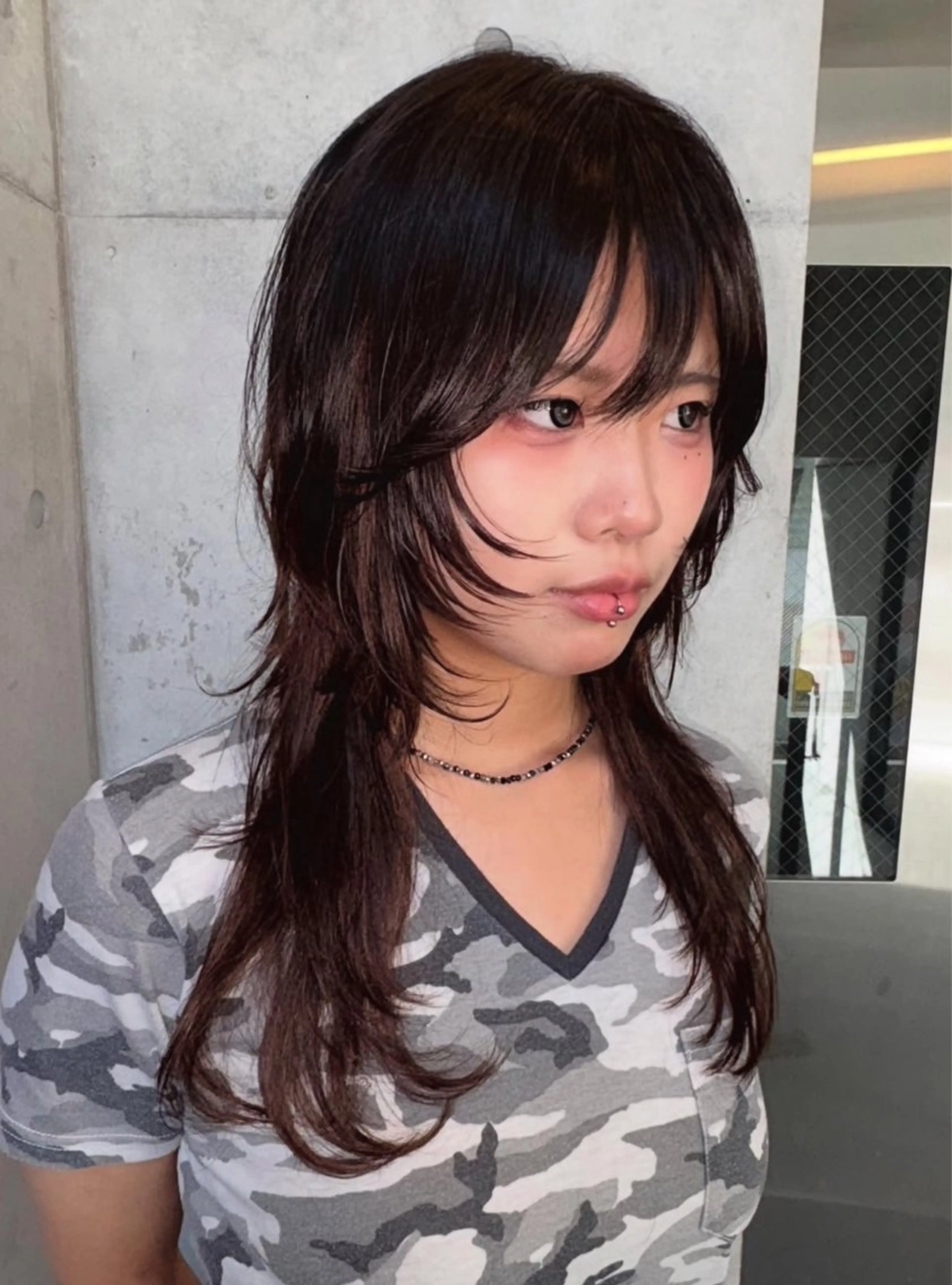 ロング ハッシュカット 山本 侑茉のヘアスタイル