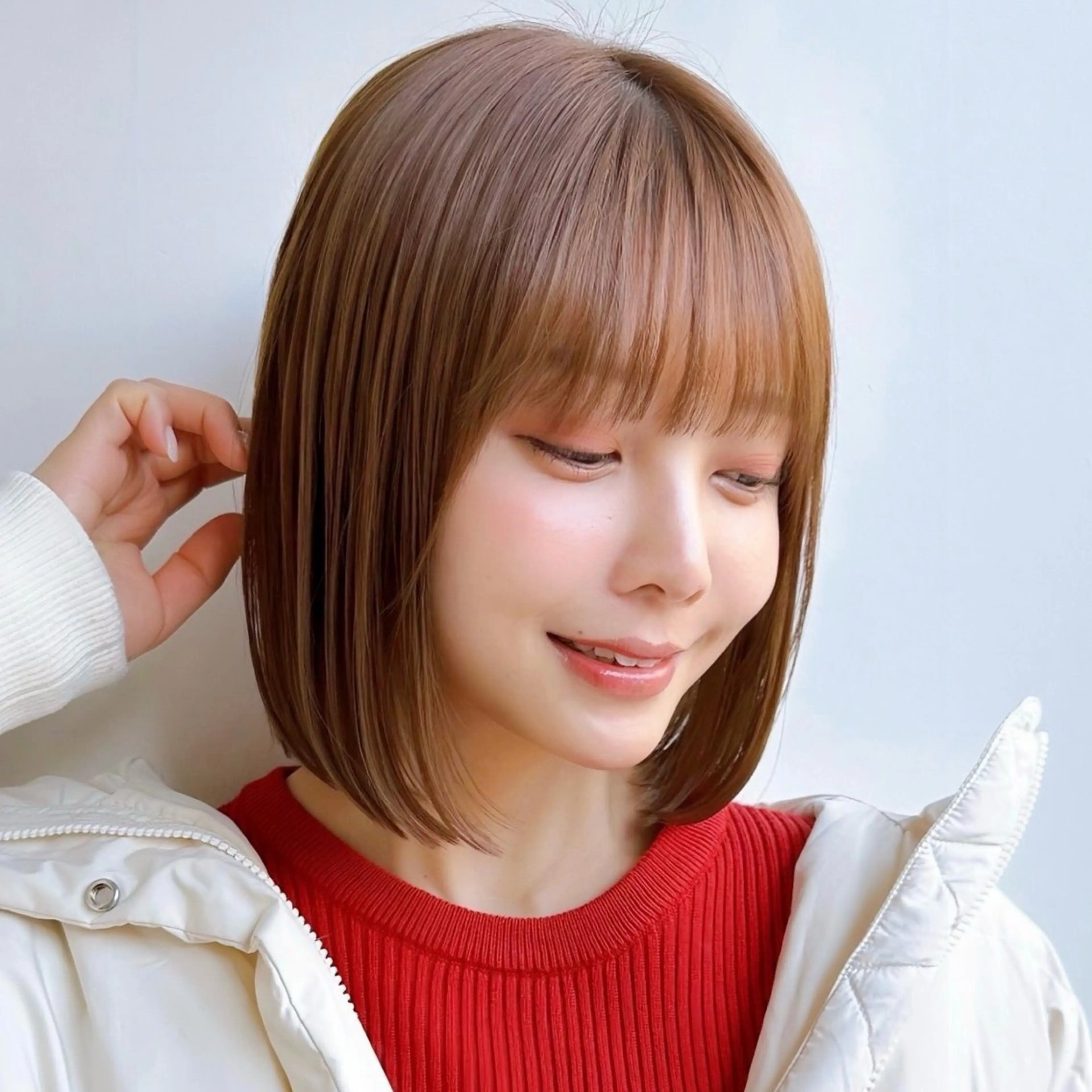 カット+地毛風ストレート+クイックトリートメントの写真