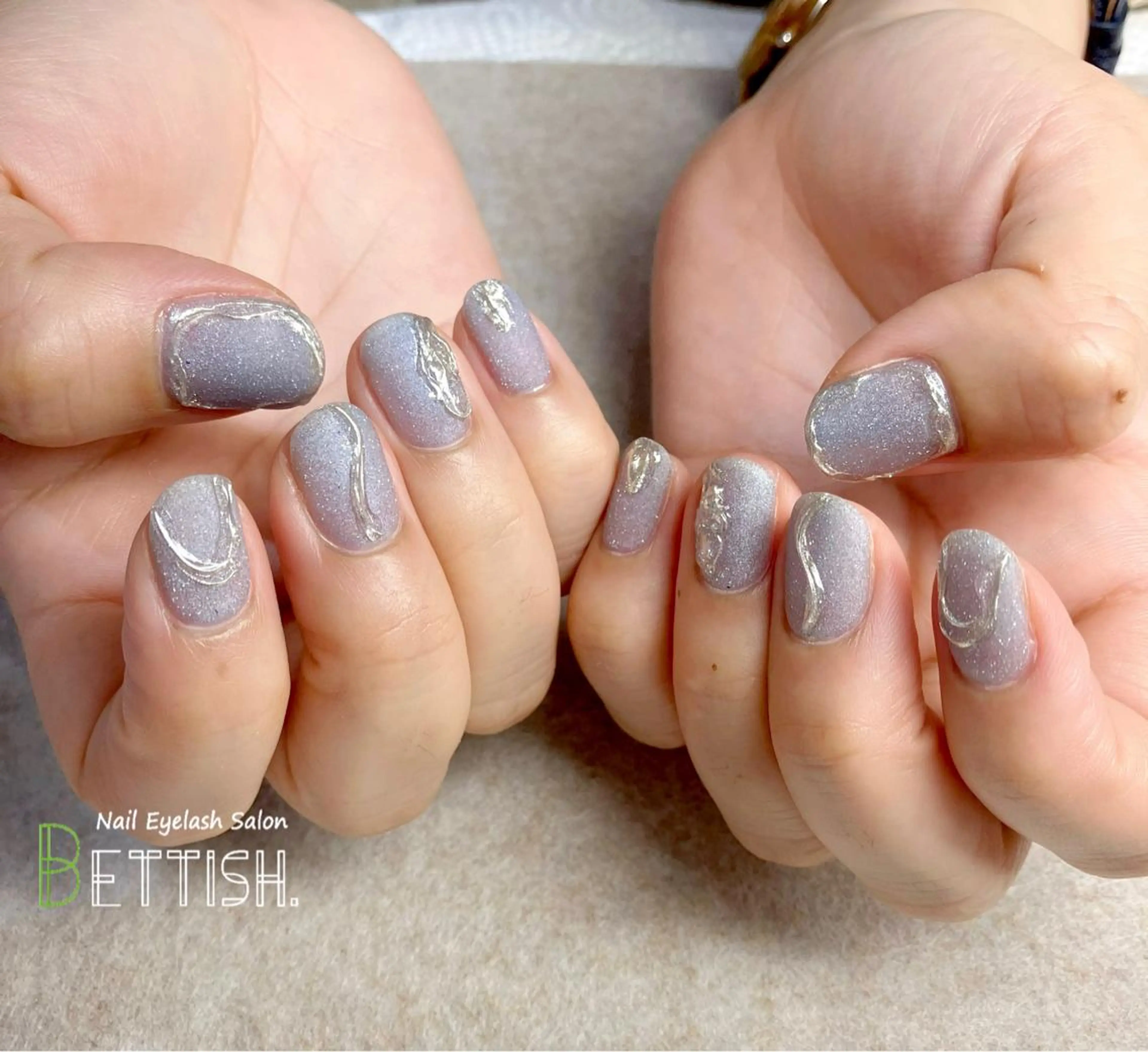 ネイル マットネイル ミラーネイル ハンドネイル BETTISH. KUMIKO☺︎︎のネイルデザイン