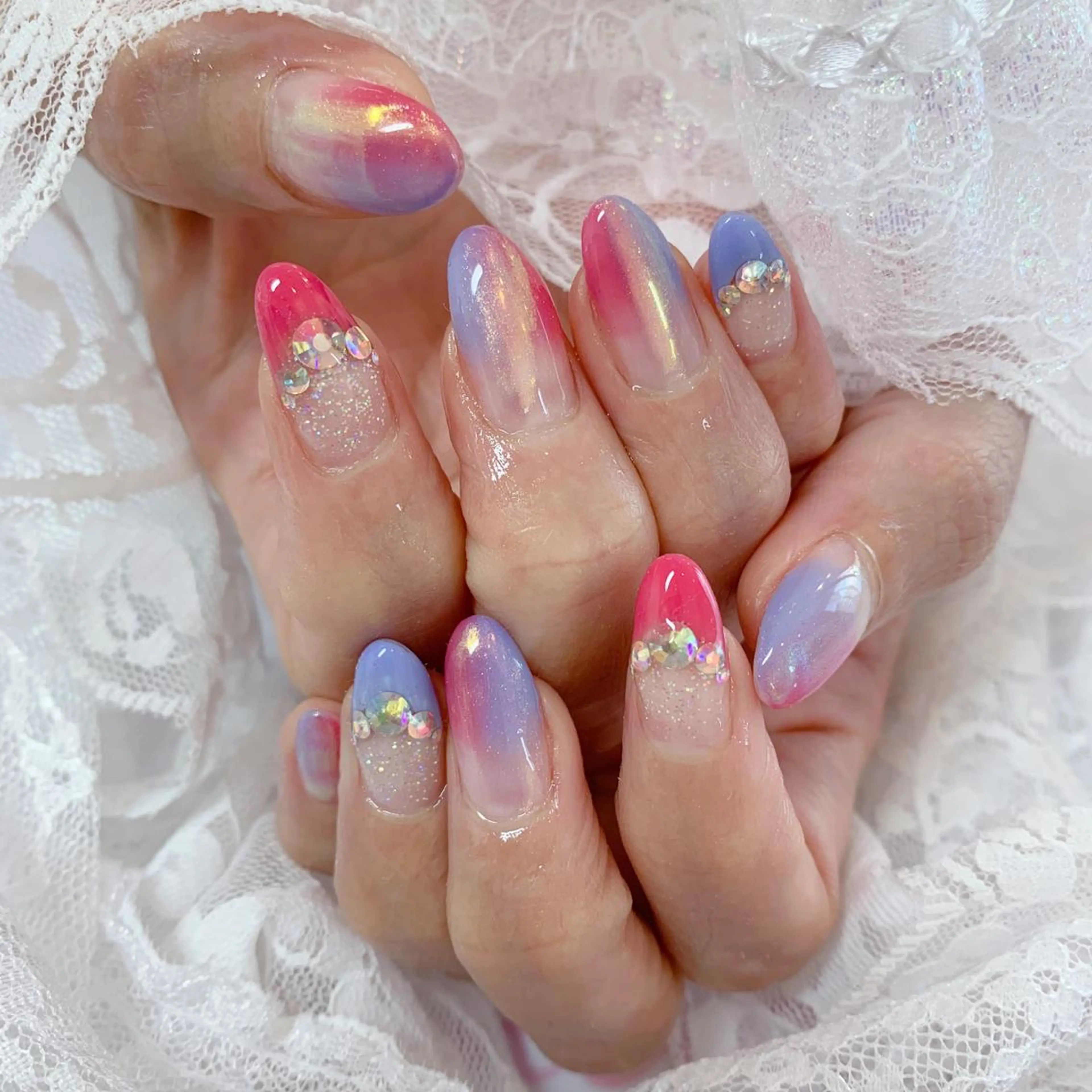 ネイル La neige* yuki 🥯🍑のネイルデザイン