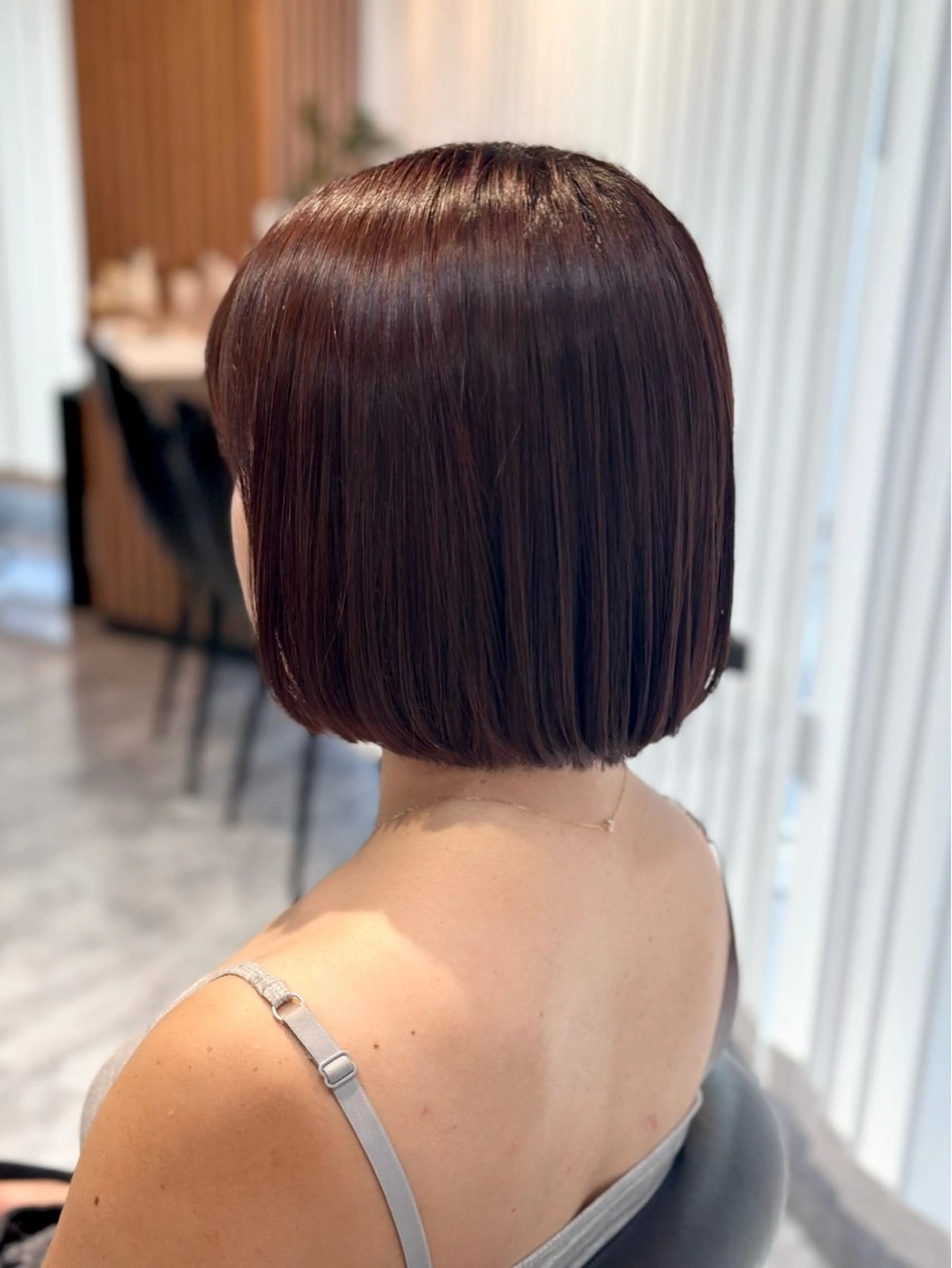 ショート カット トリートメント レイヤーボブ/ 髪質改善/佐々木駿弥のヘアスタイル