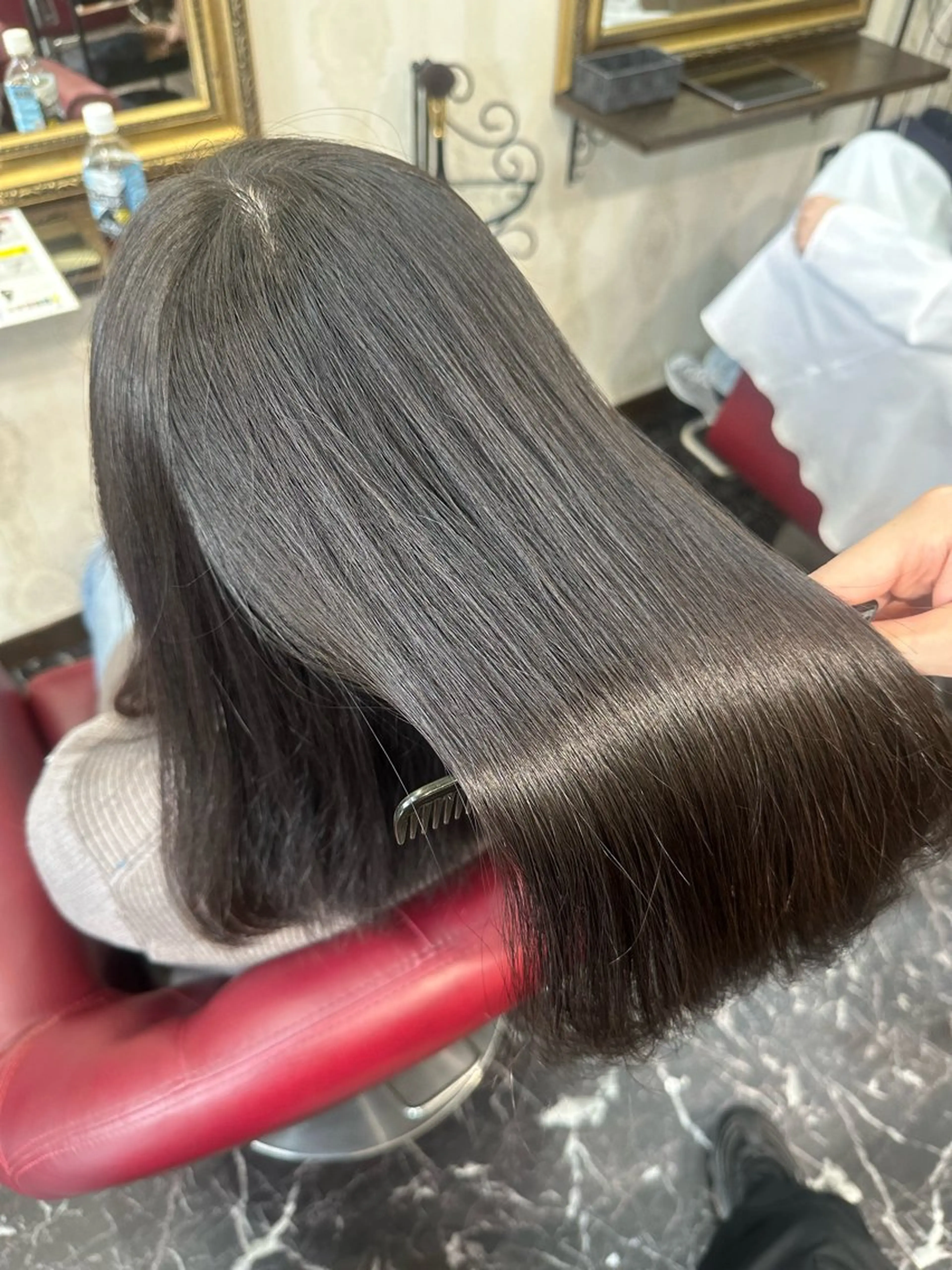 ミディアム 縮毛矯正 トリートメント seed hair make所属・✨️美髪専門店✨️ 栁沼佑季也のヘアスタイル