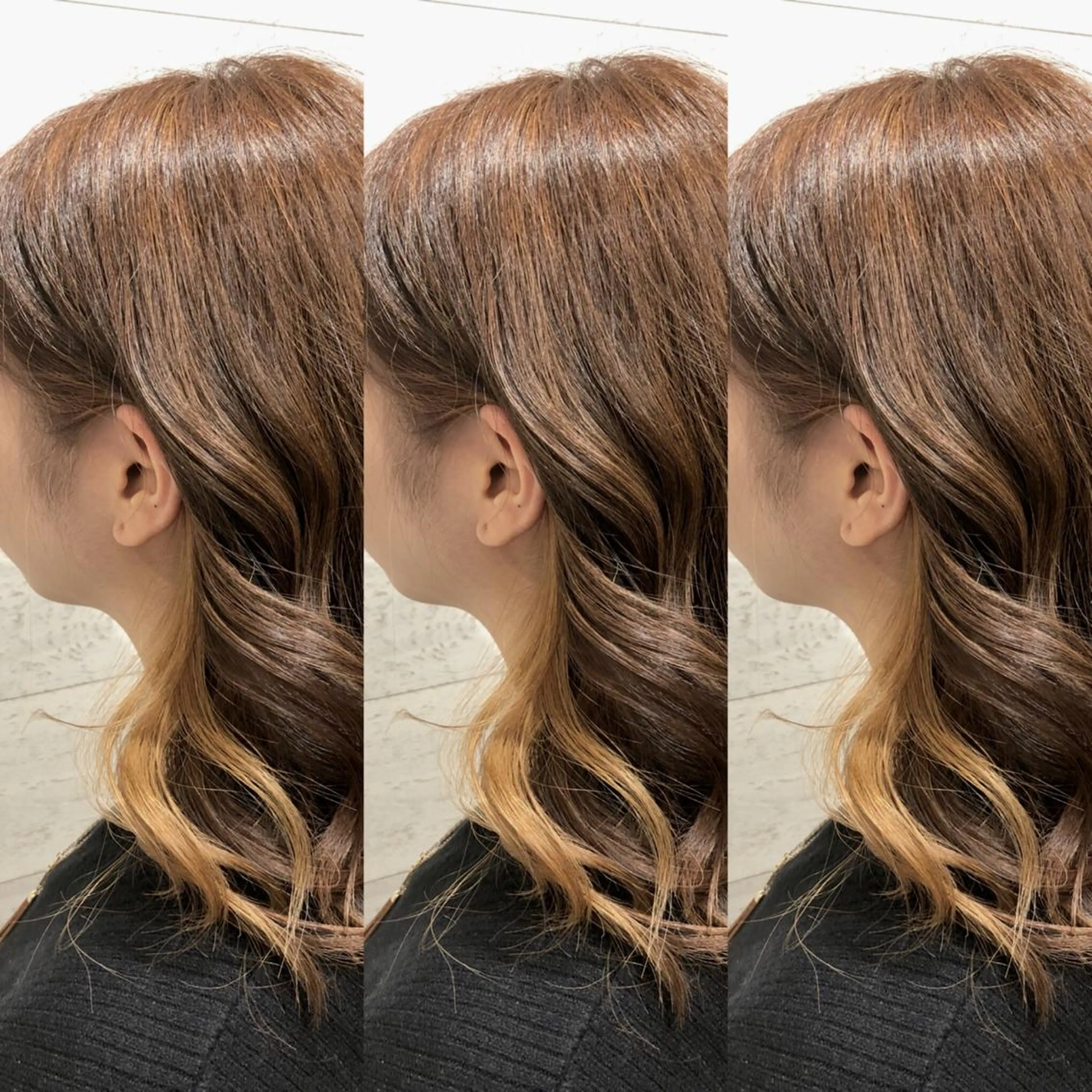 ミディアム カラー インナーカラー ヘアカラー トリートメント 髪質改善✨透明感 カラー🫧KAORIのヘアスタイル