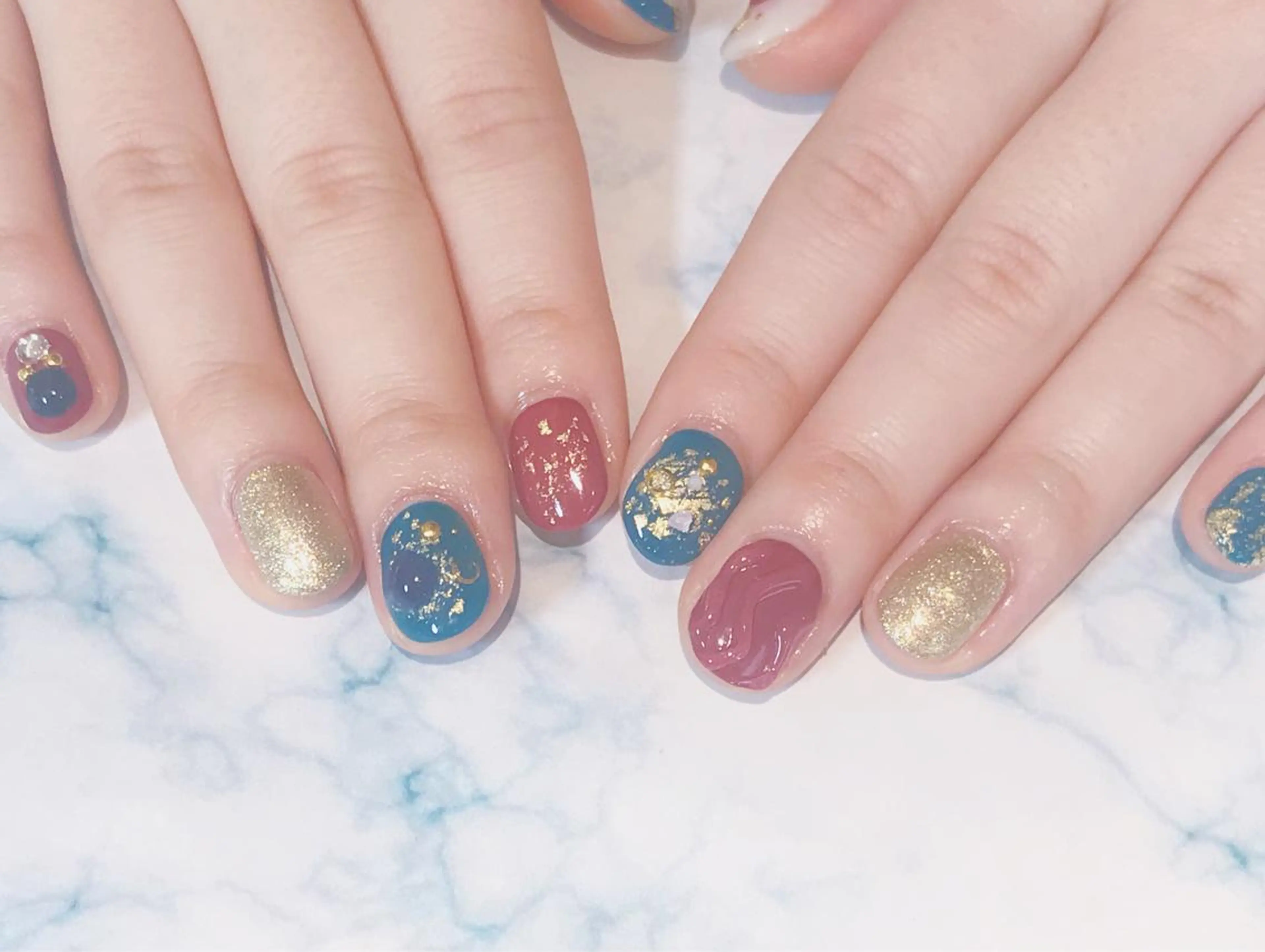 ネイル ハンドネイル LUKE所属・もとまつ さちこのネイルデザイン