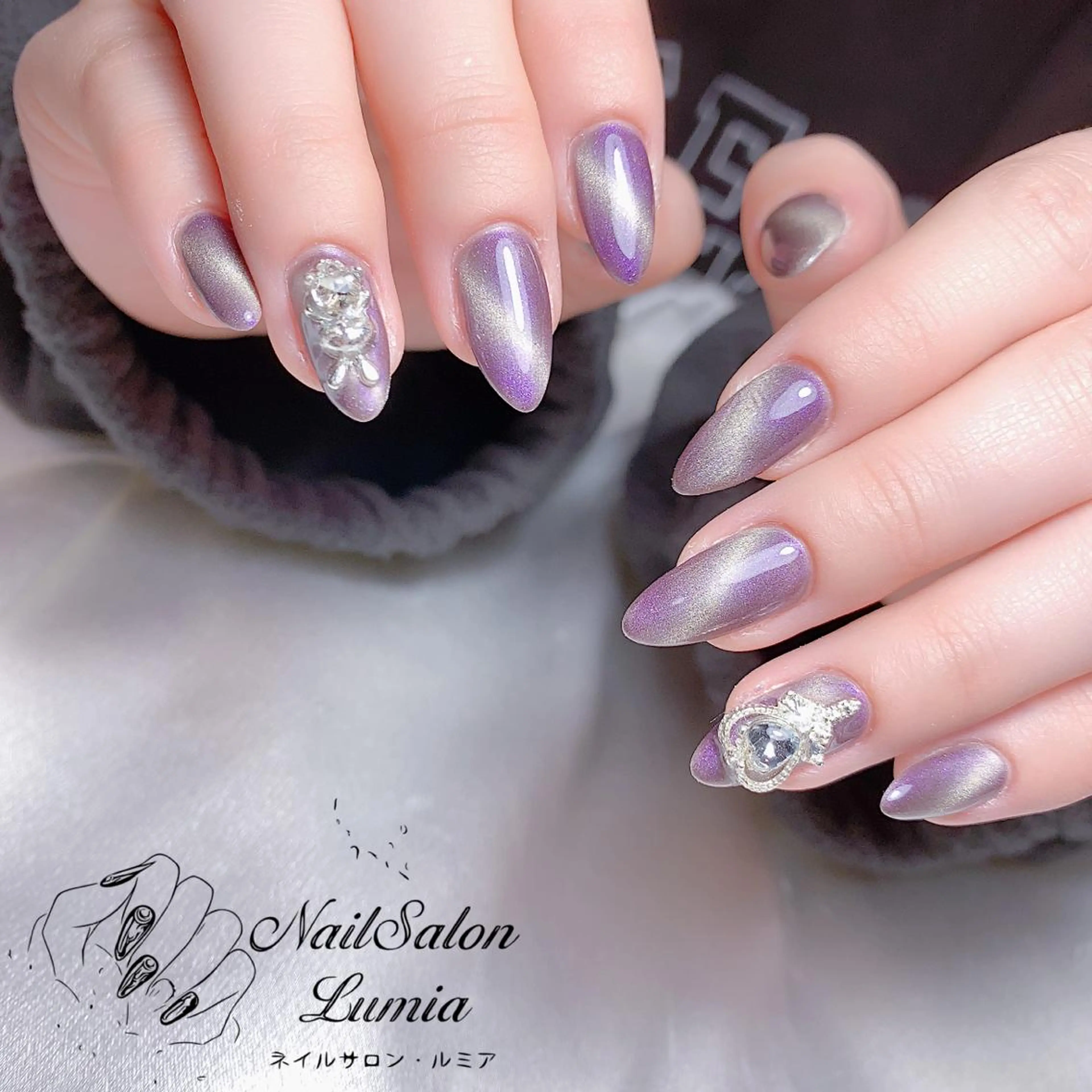 ネイル ハンドネイル ネイルサロン ルミア Lumia 店長のネイルデザイン
