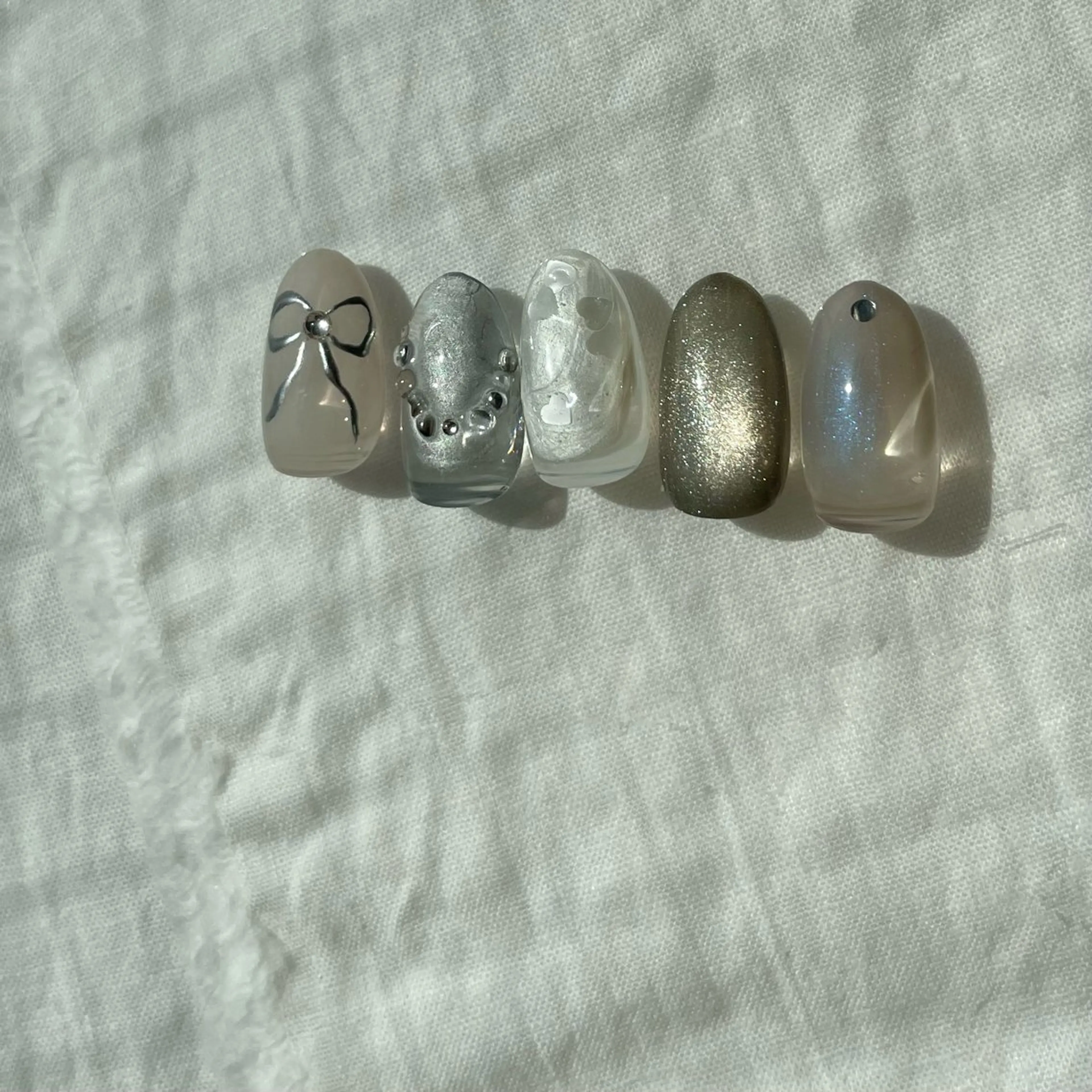 ネイル ハンドネイル ざんねん負け犬ちゃん 南堀江のネイルデザイン