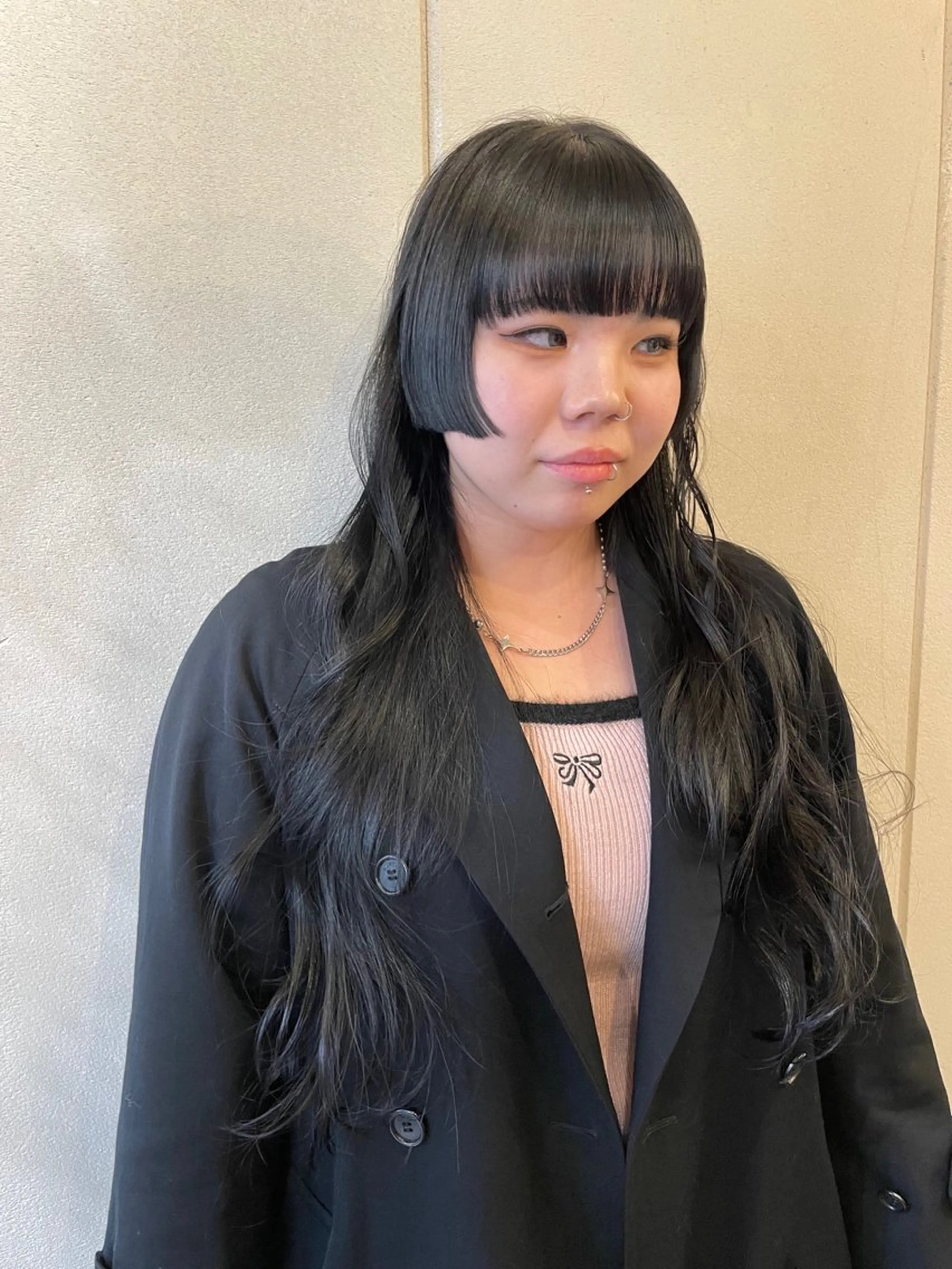 ロング 姫カット 透明感カラー 🦋AYAのヘアスタイル