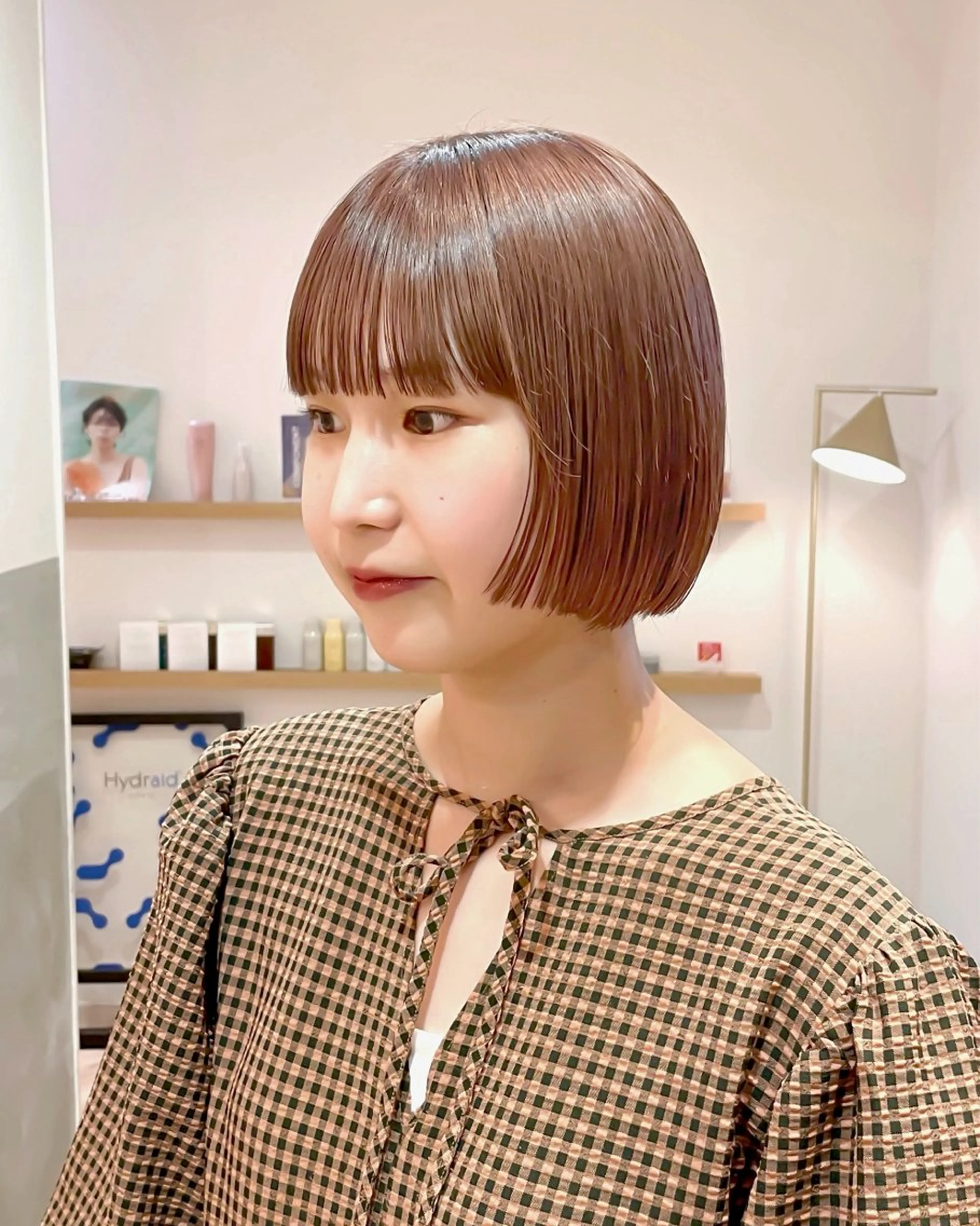 ショート カット ヘアカラー 似合わせ/ベージュ /レイヤー/りほ🤍のヘアスタイル