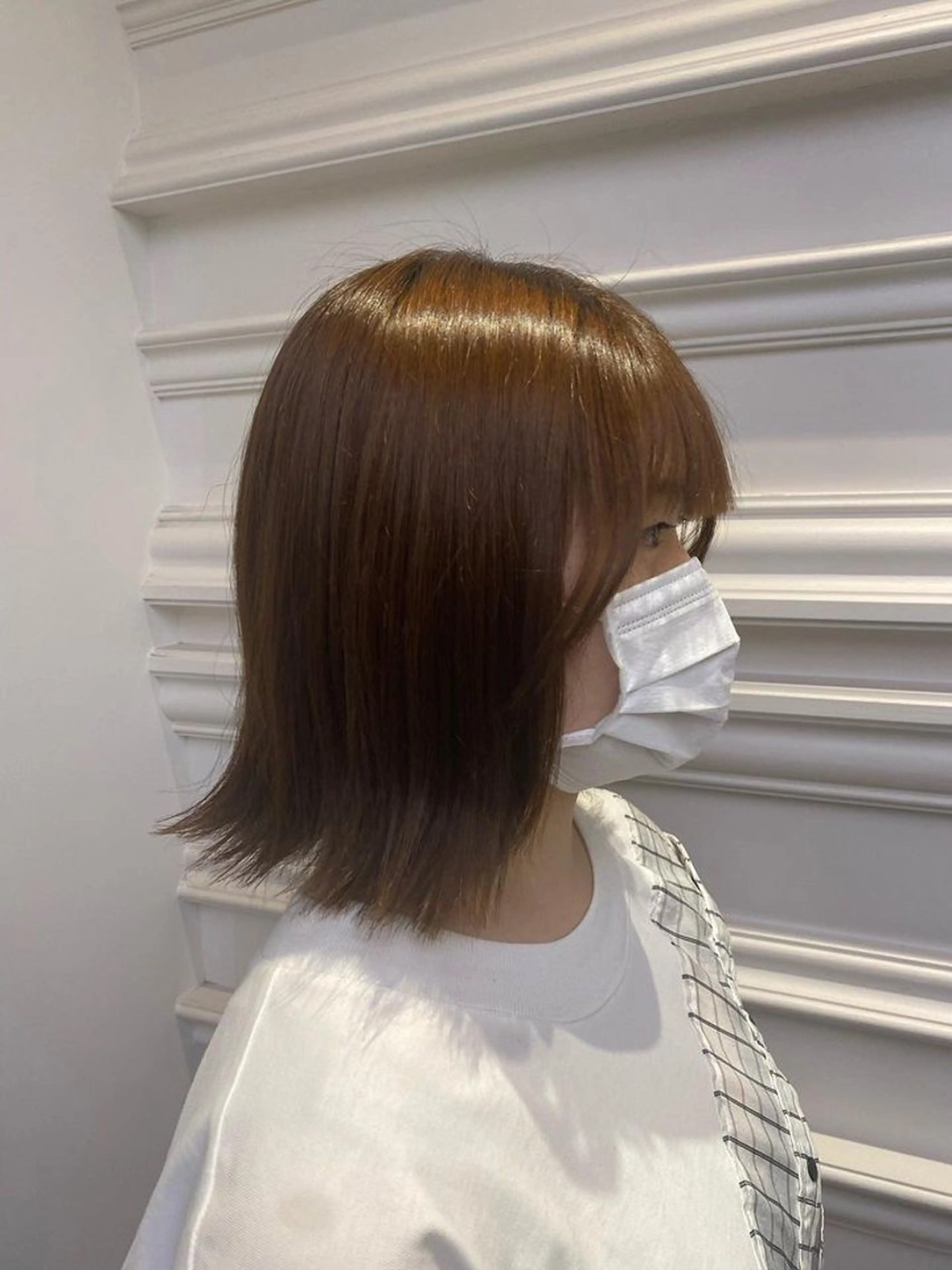 ミディアム ボブ 外ハネヘア ジャンクロードビギンギンザルグラン所属・🫧無料カットモデル 吉野志保🫧のヘアスタイル