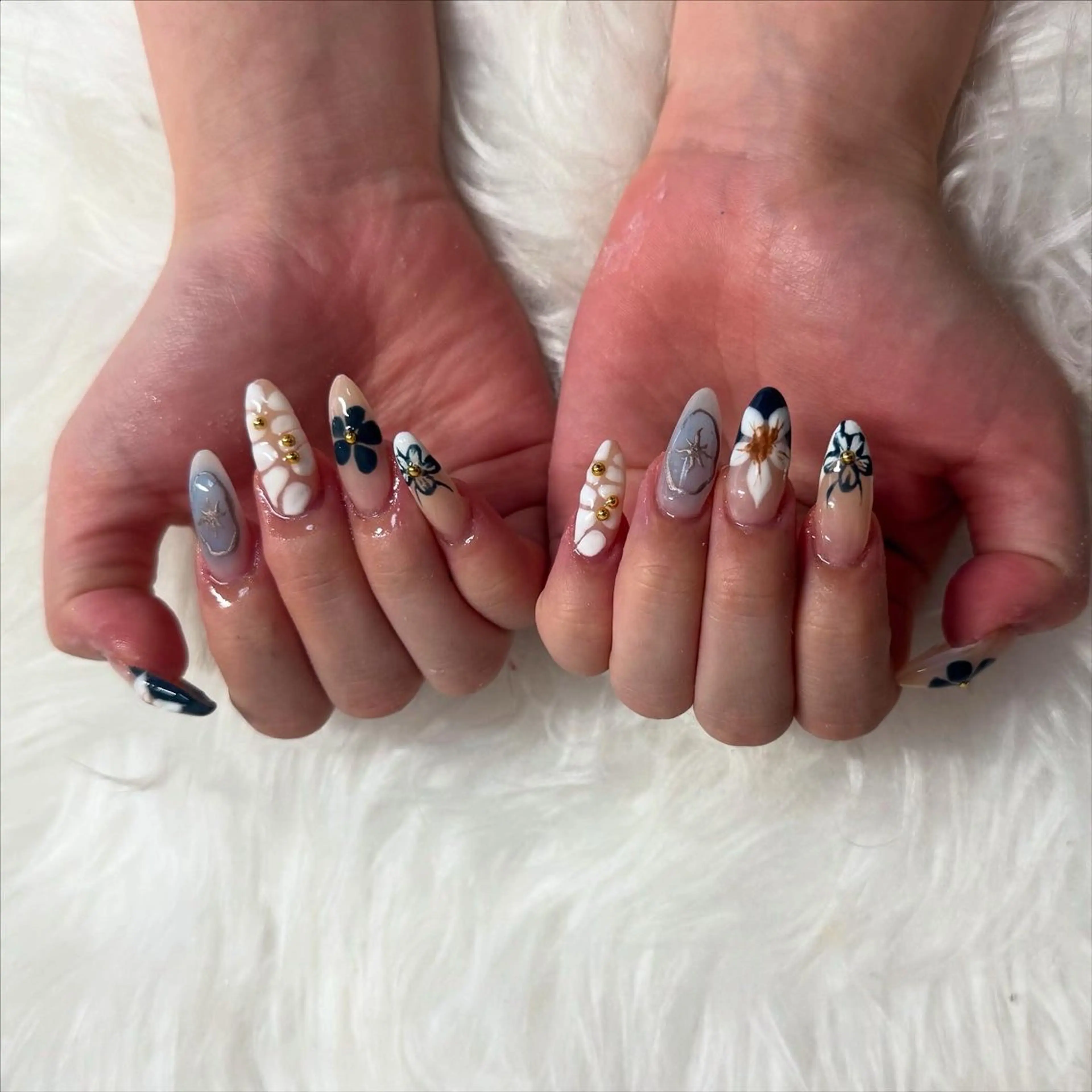 ロング ハンドネイル mao .のネイルデザイン