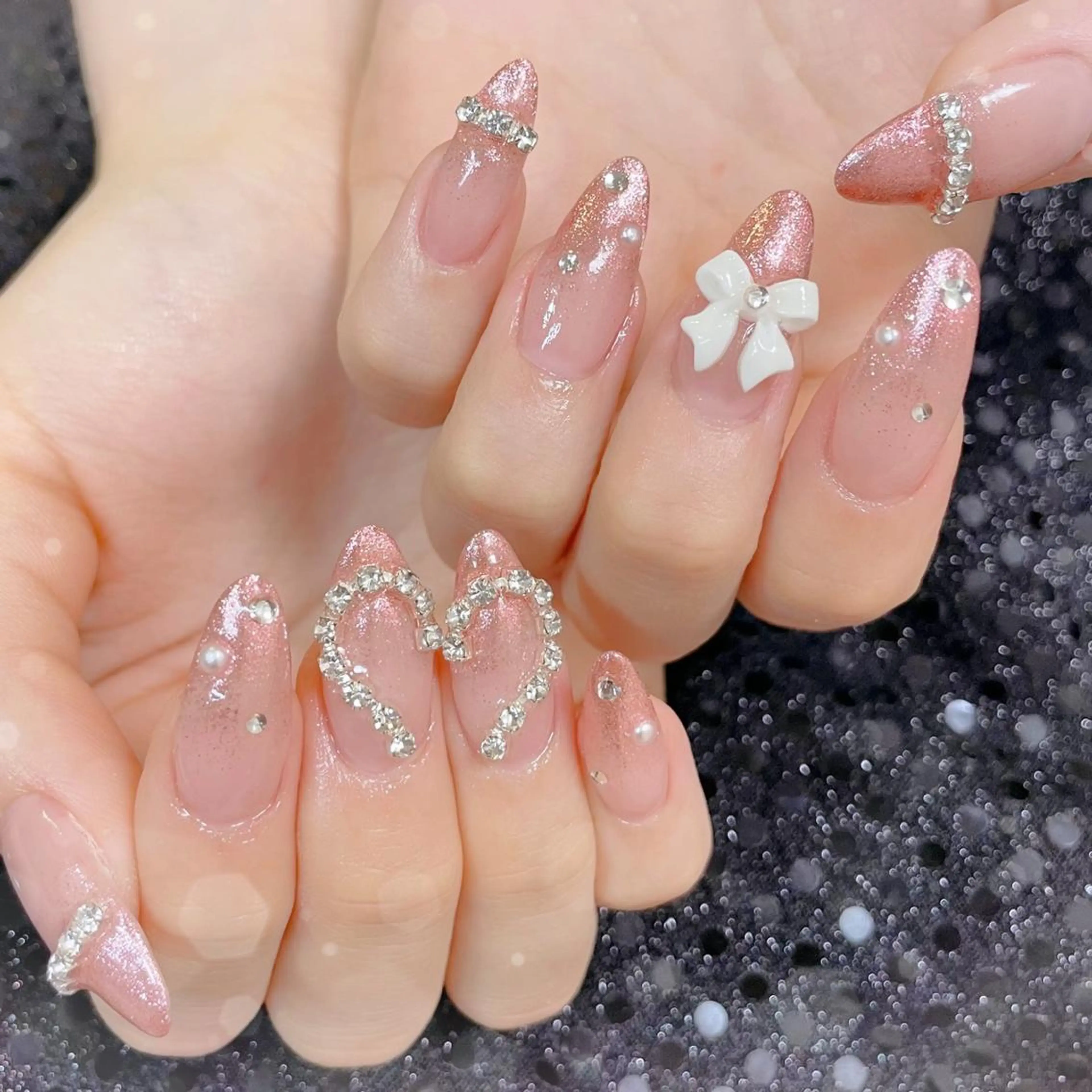 ネイル ハンドネイル ハンドケア MoON...❤︎ MeGuのネイルデザイン