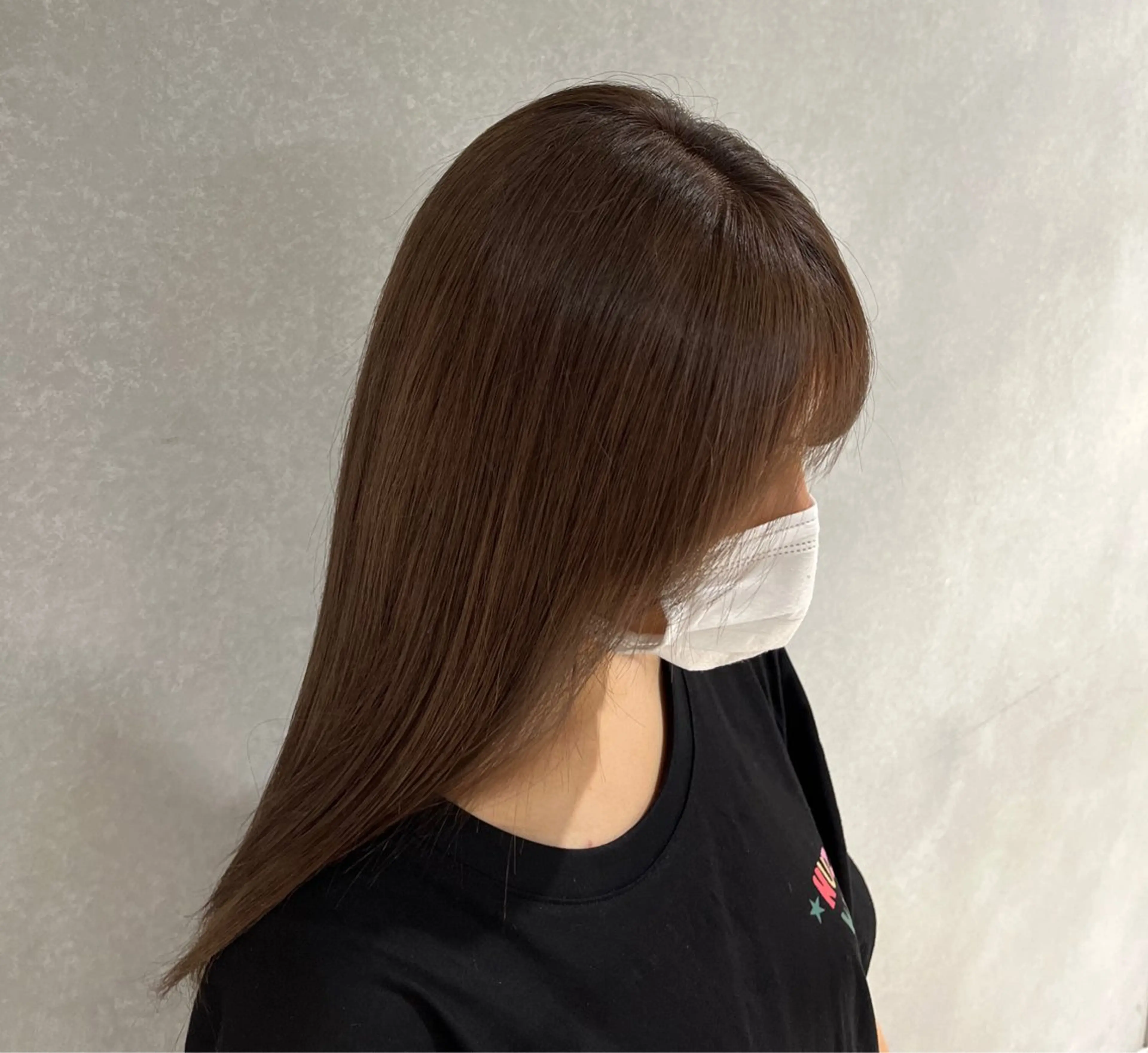 カラー ベージュカラー ココアベージュ YURA【髪質改善 /韓国レイヤー】のヘアスタイル